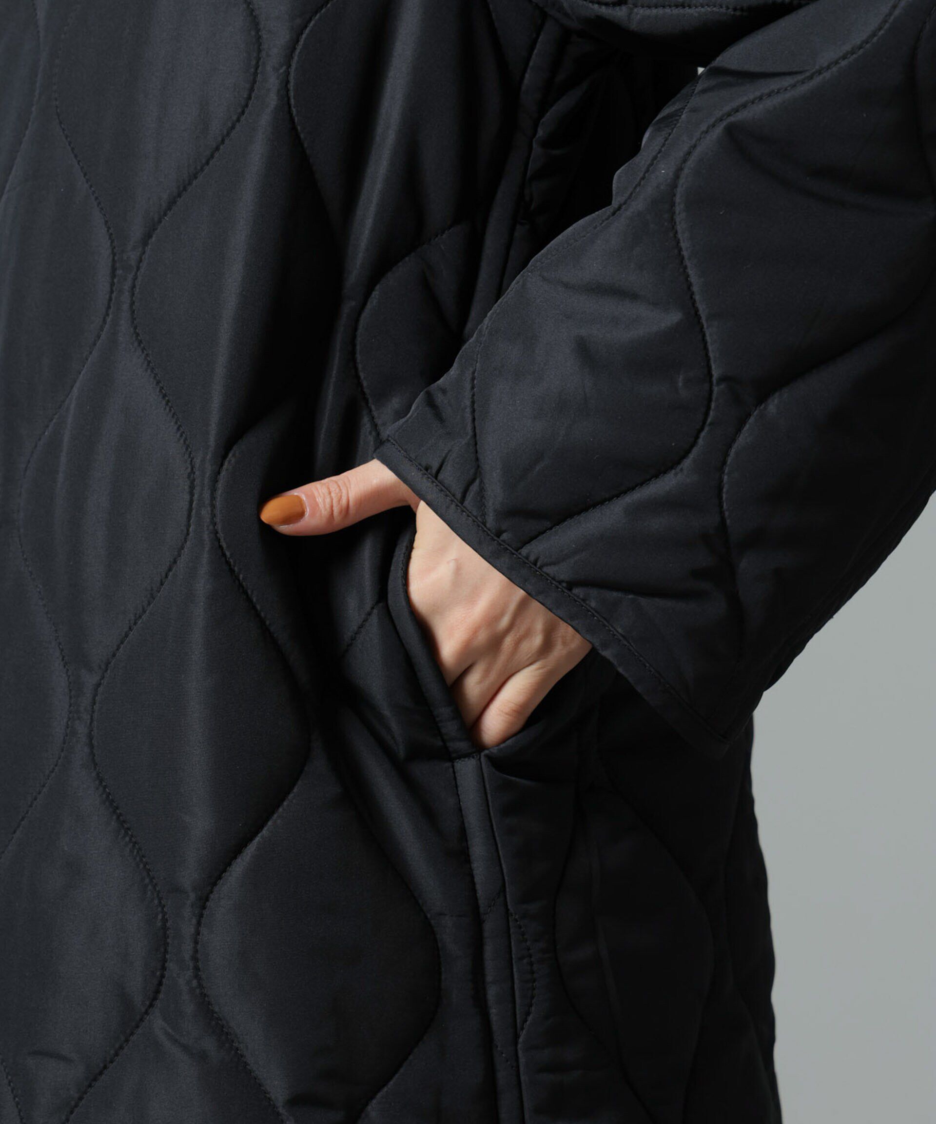 nano･universe「撥水加工 フード取り外し2WAYキルティングコート」|その他|