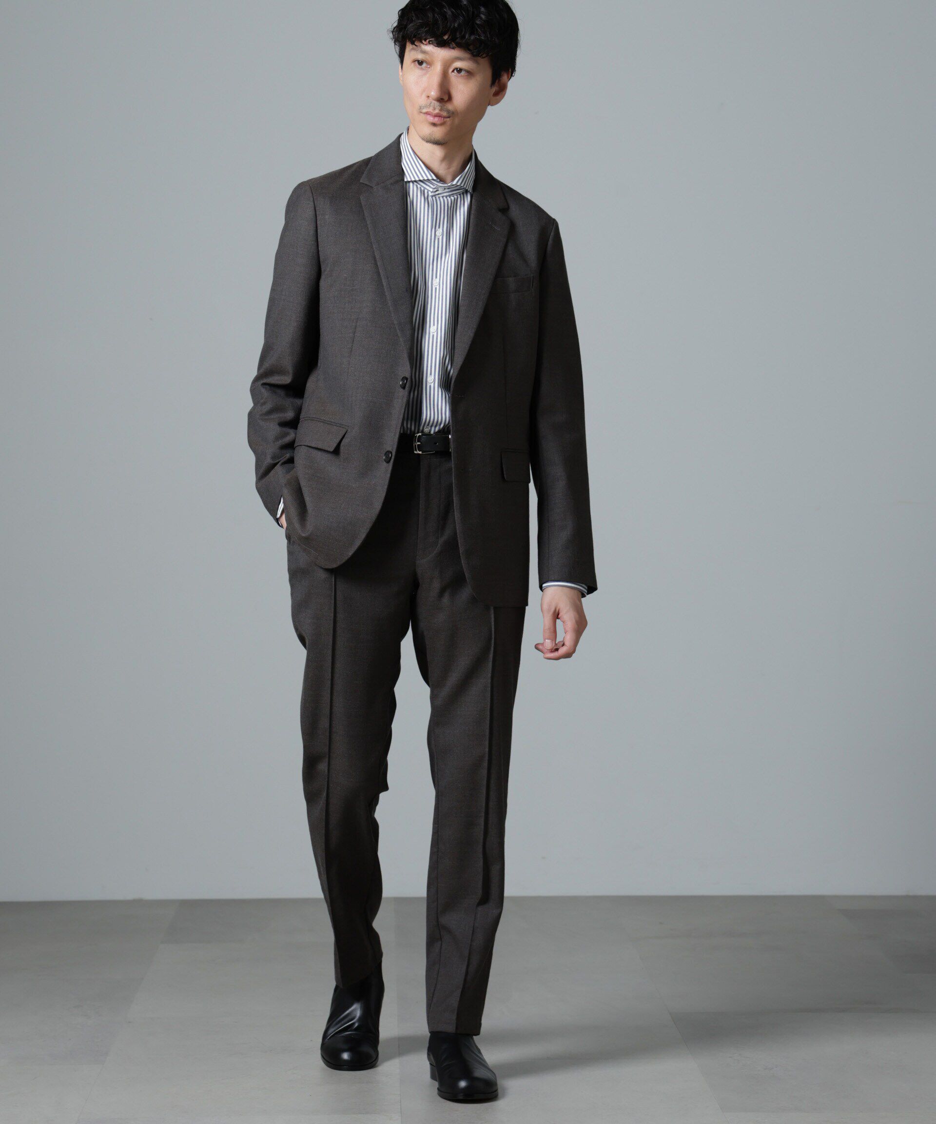 nano･universe「｢N JACKET PREMIUM｣RENU(R)ｳｰﾙ混洗えるｻｷｿﾆｰｼﾞｬｹｯﾄ(ｾｯﾄｱｯ 」|スーツ|