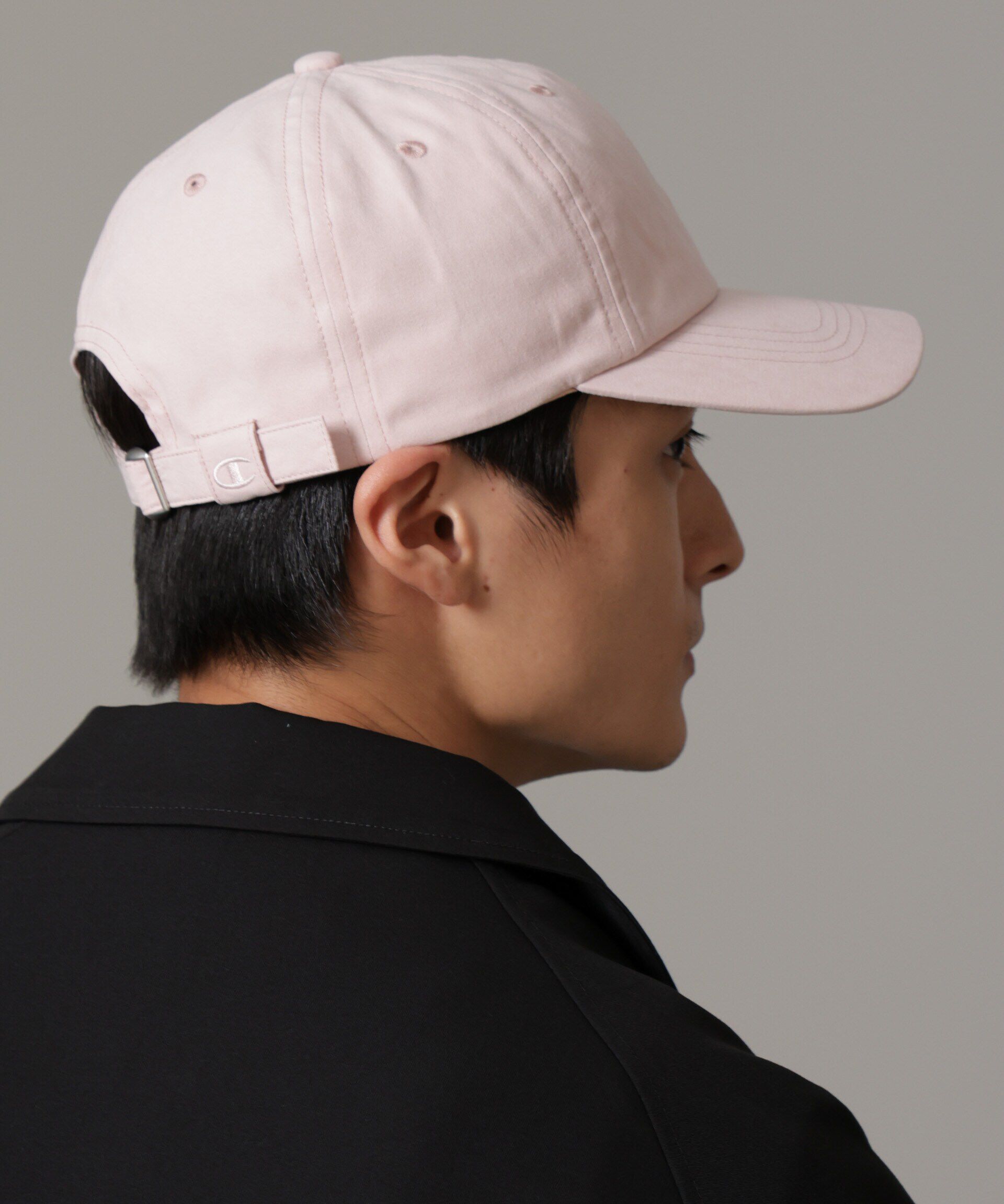 nano･universe「Champion/ピーチスエードキャップ」|キャップ・キャスケット|