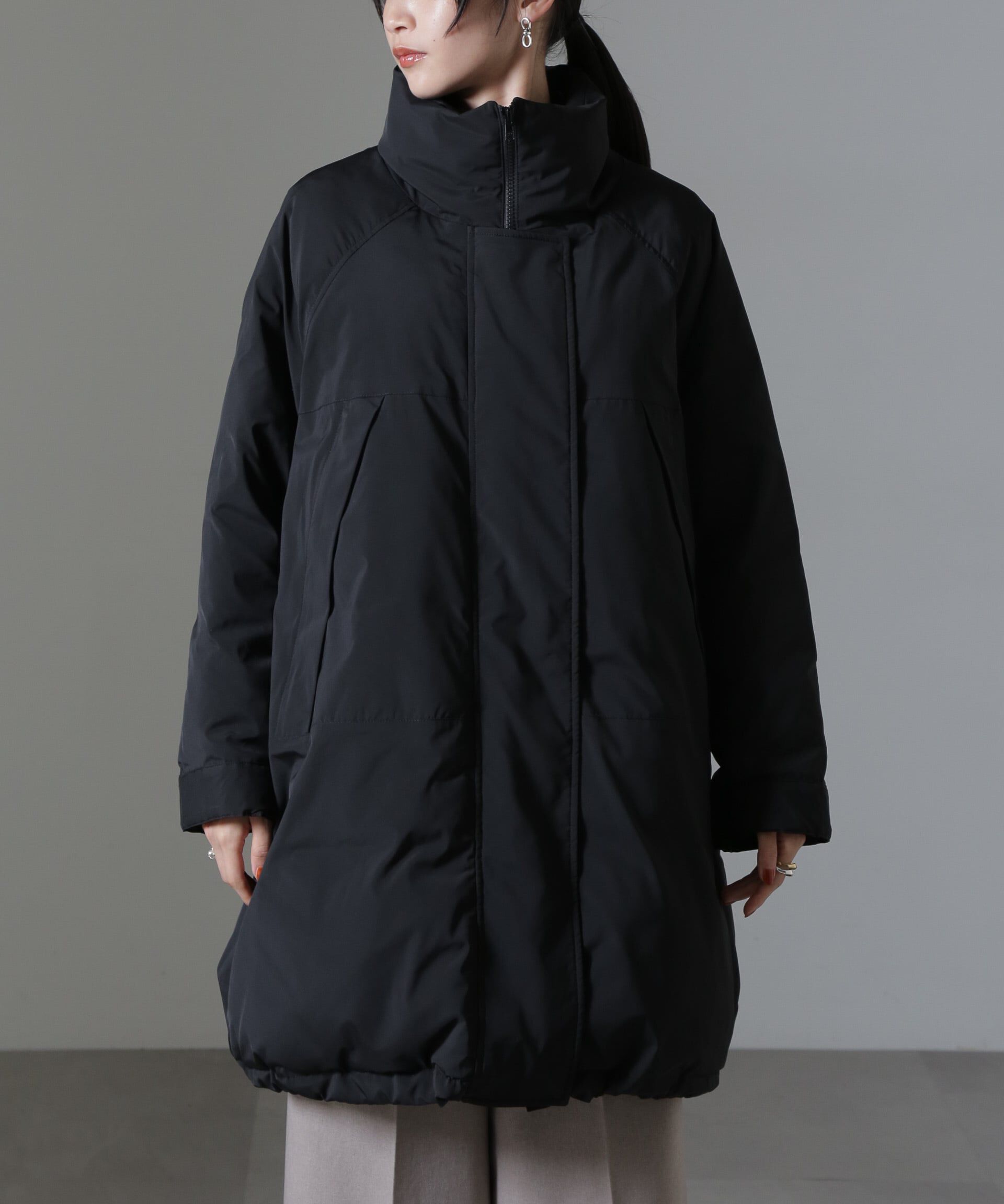 nano･universe「ETHERMALOFT(R)中綿スタンドコート」|ブルゾン・スタジャン|