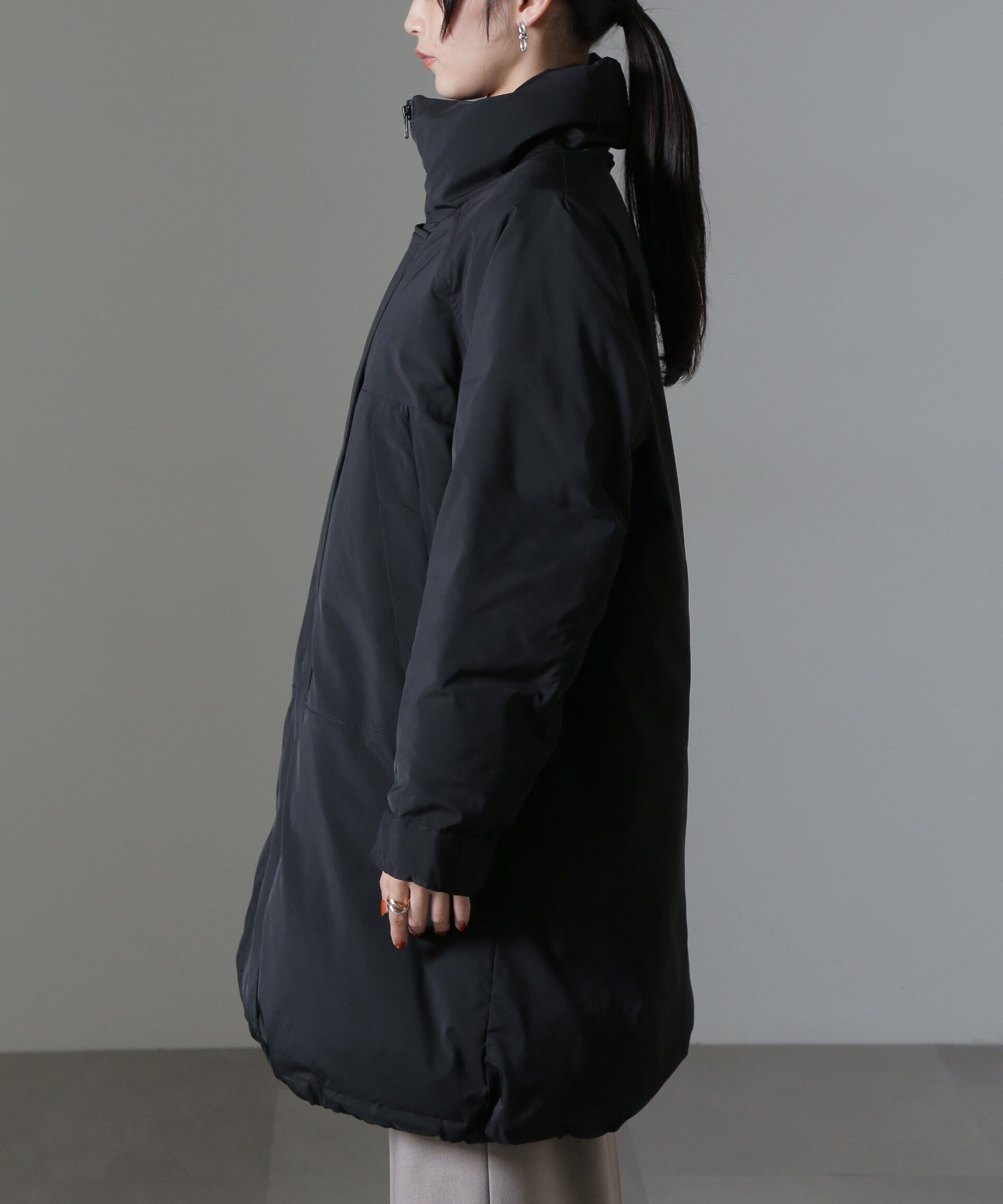 nano･universe「ETHERMALOFT(R)中綿スタンドコート」|ブルゾン・スタジャン|