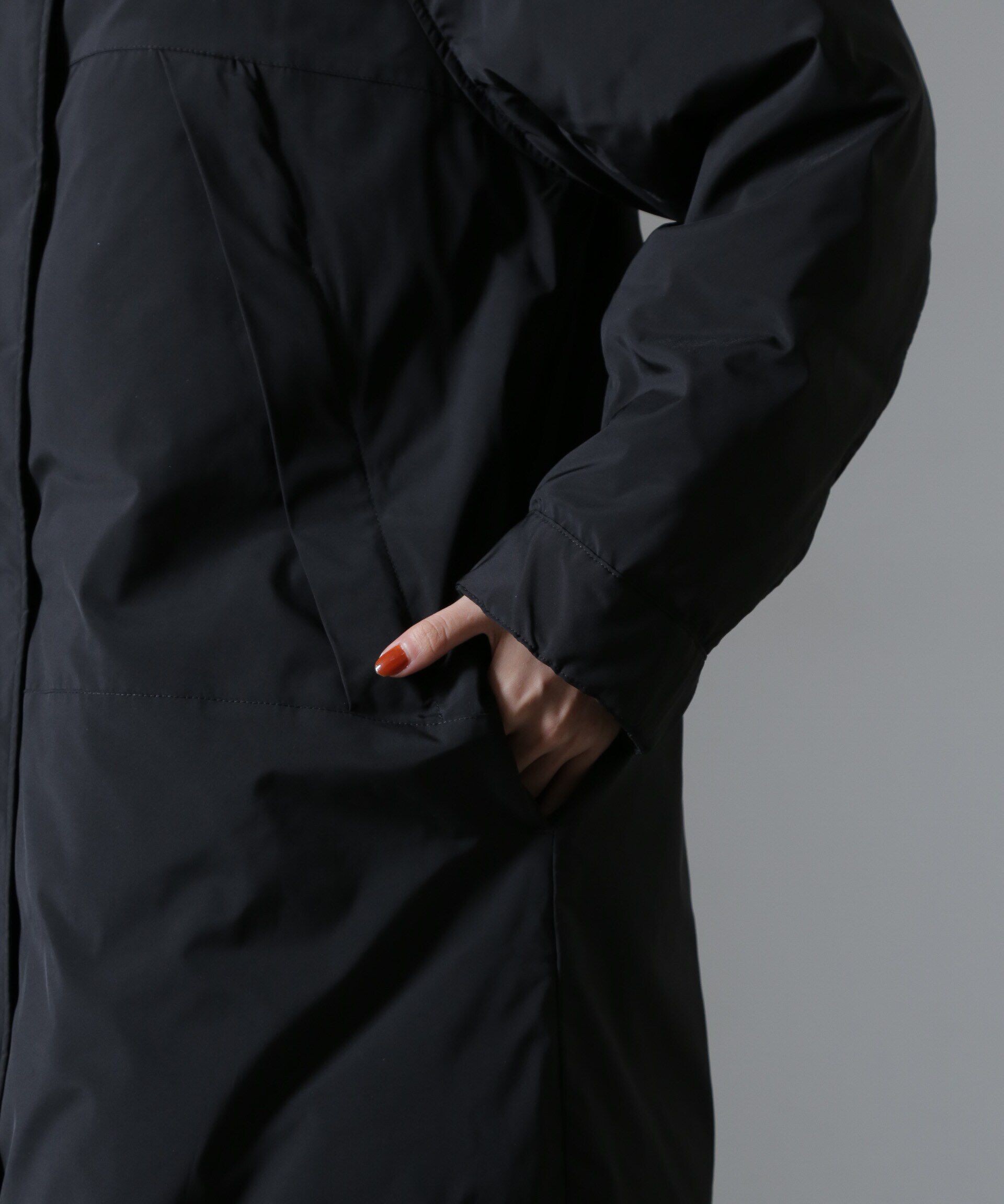 nano･universe「ETHERMALOFT(R)中綿スタンドコート」|ブルゾン・スタジャン|