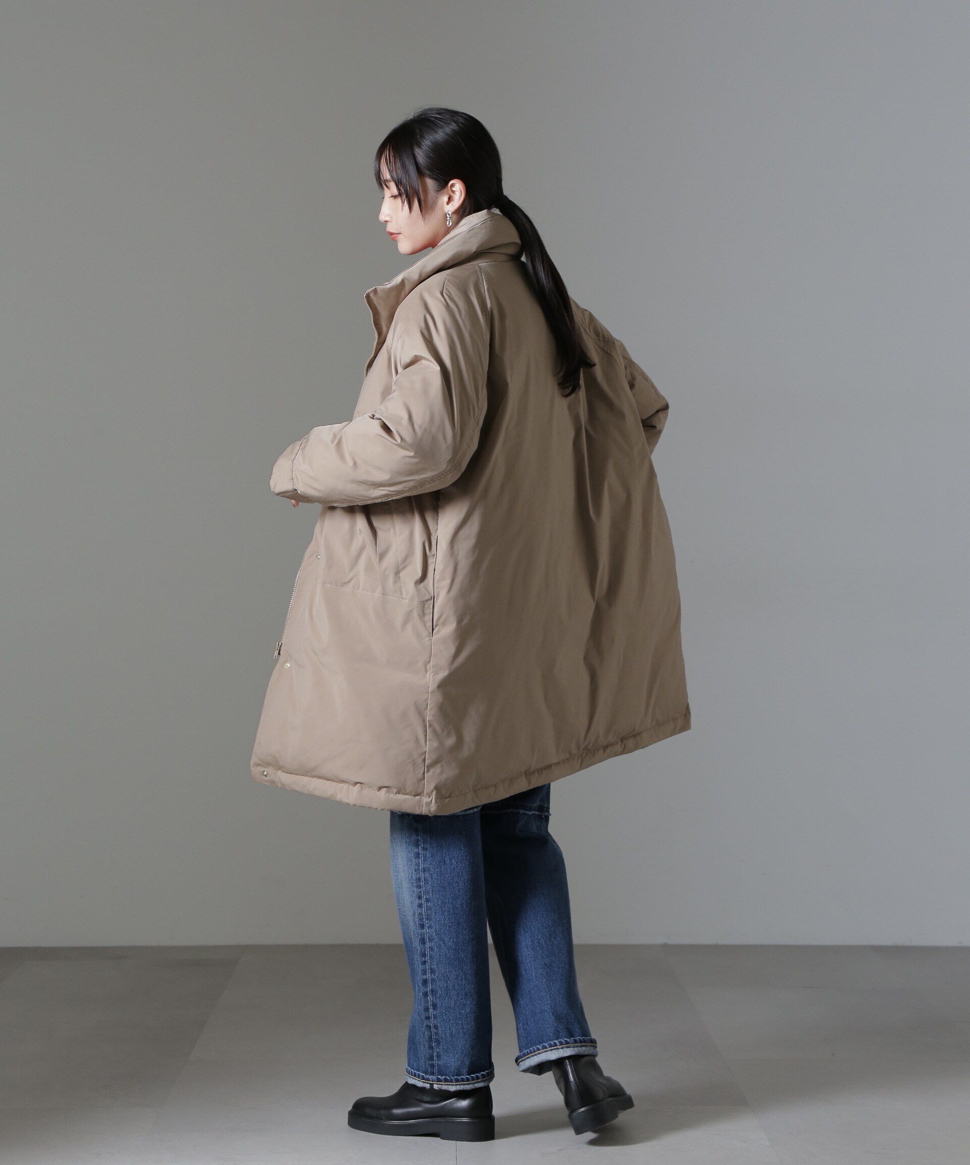 nano･universe「ETHERMALOFT(R)中綿スタンドコート」|ブルゾン・スタジャン|