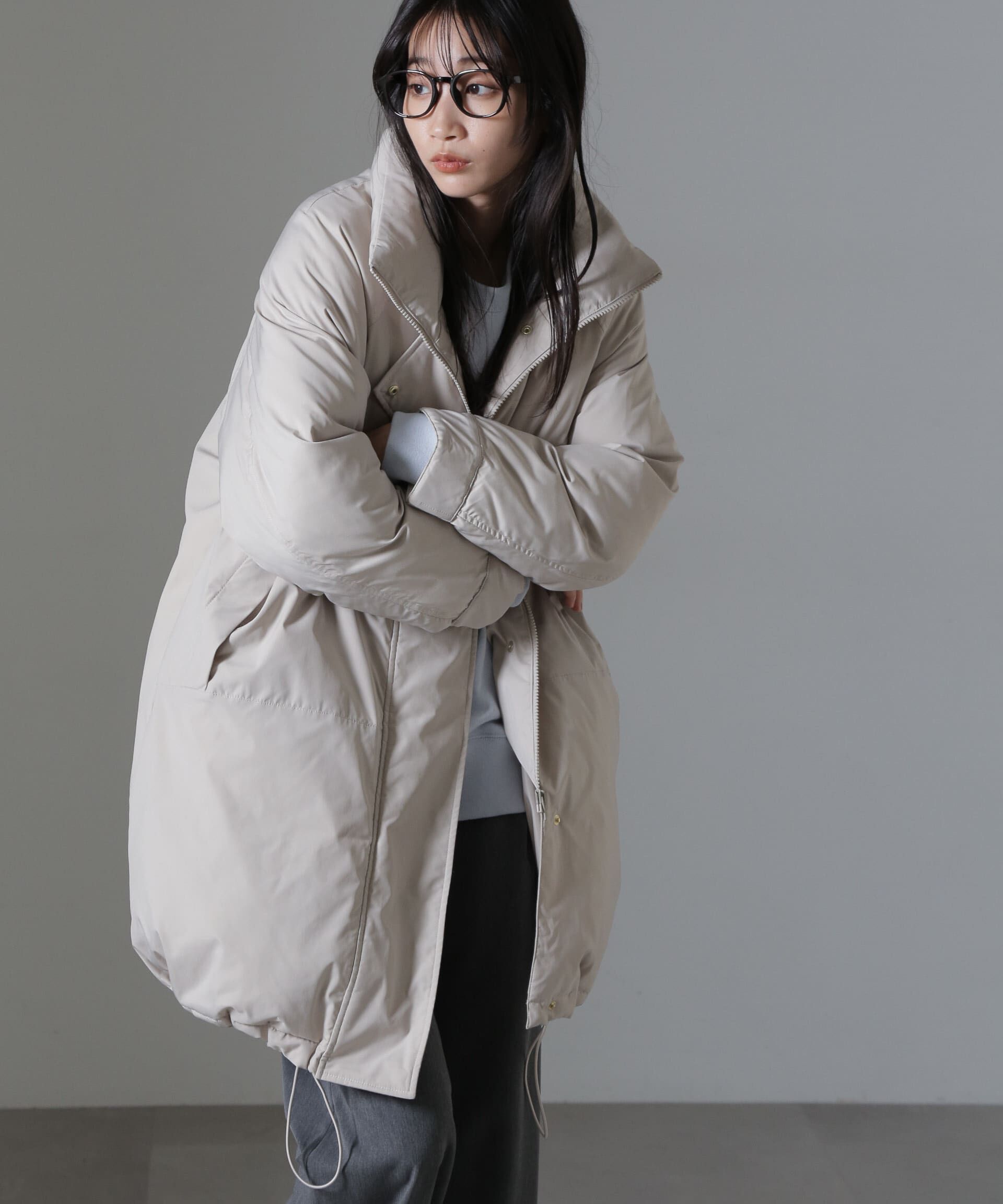 nano･universe「ETHERMALOFT(R)中綿スタンドコート」|ブルゾン・スタジャン|