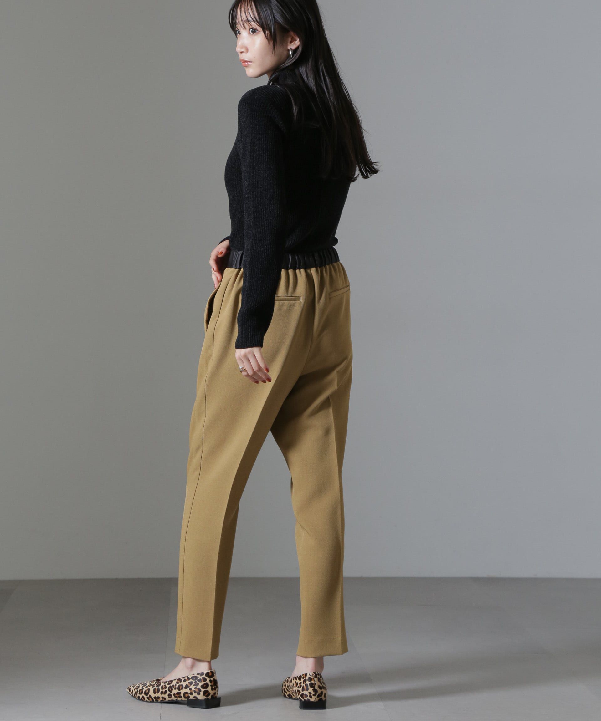 nano･universe「ベロアモールハイネックリブニット」|ニット・セーター|