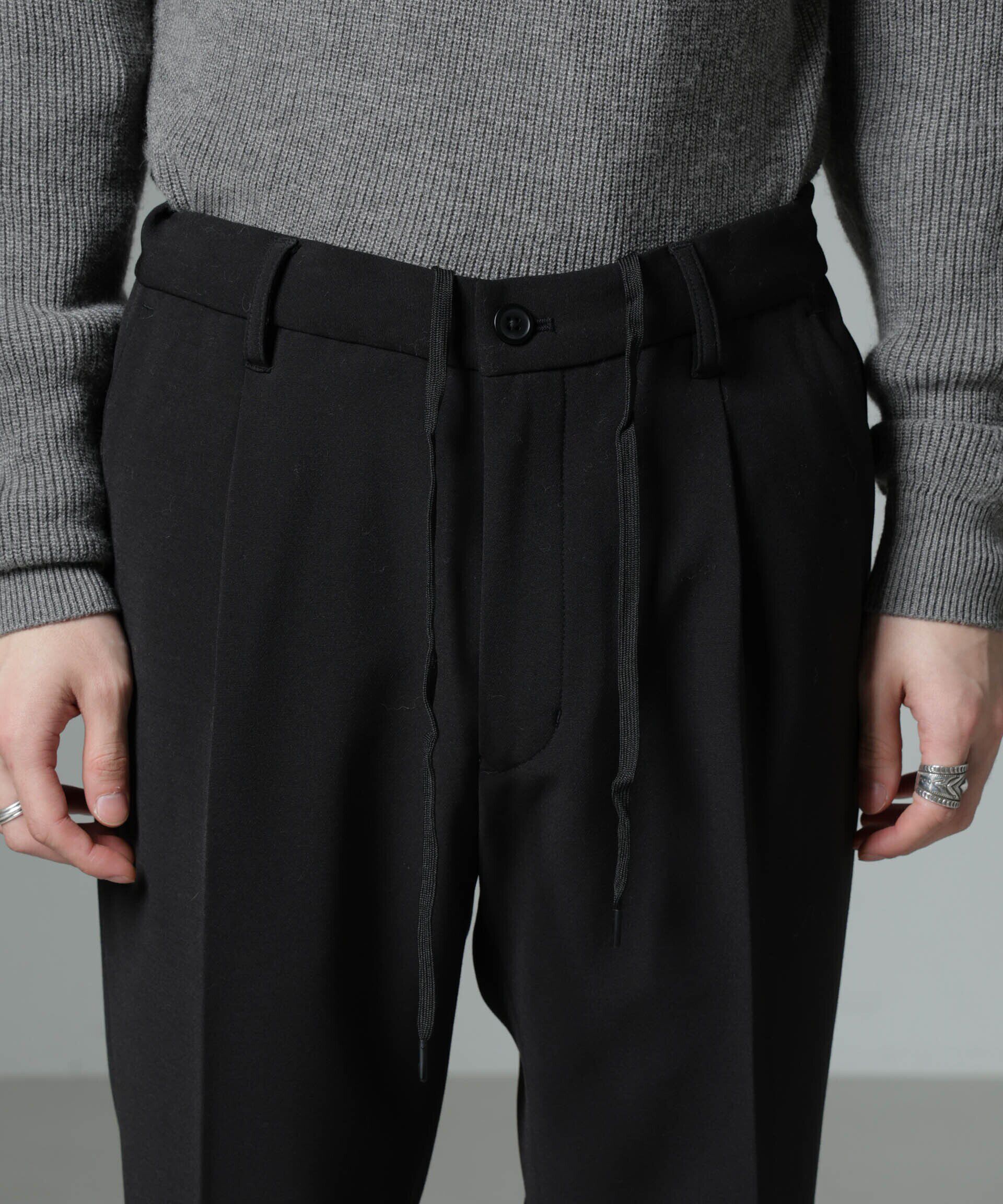 nano･universe「裏起毛ストレッチテーパード」|チノ|