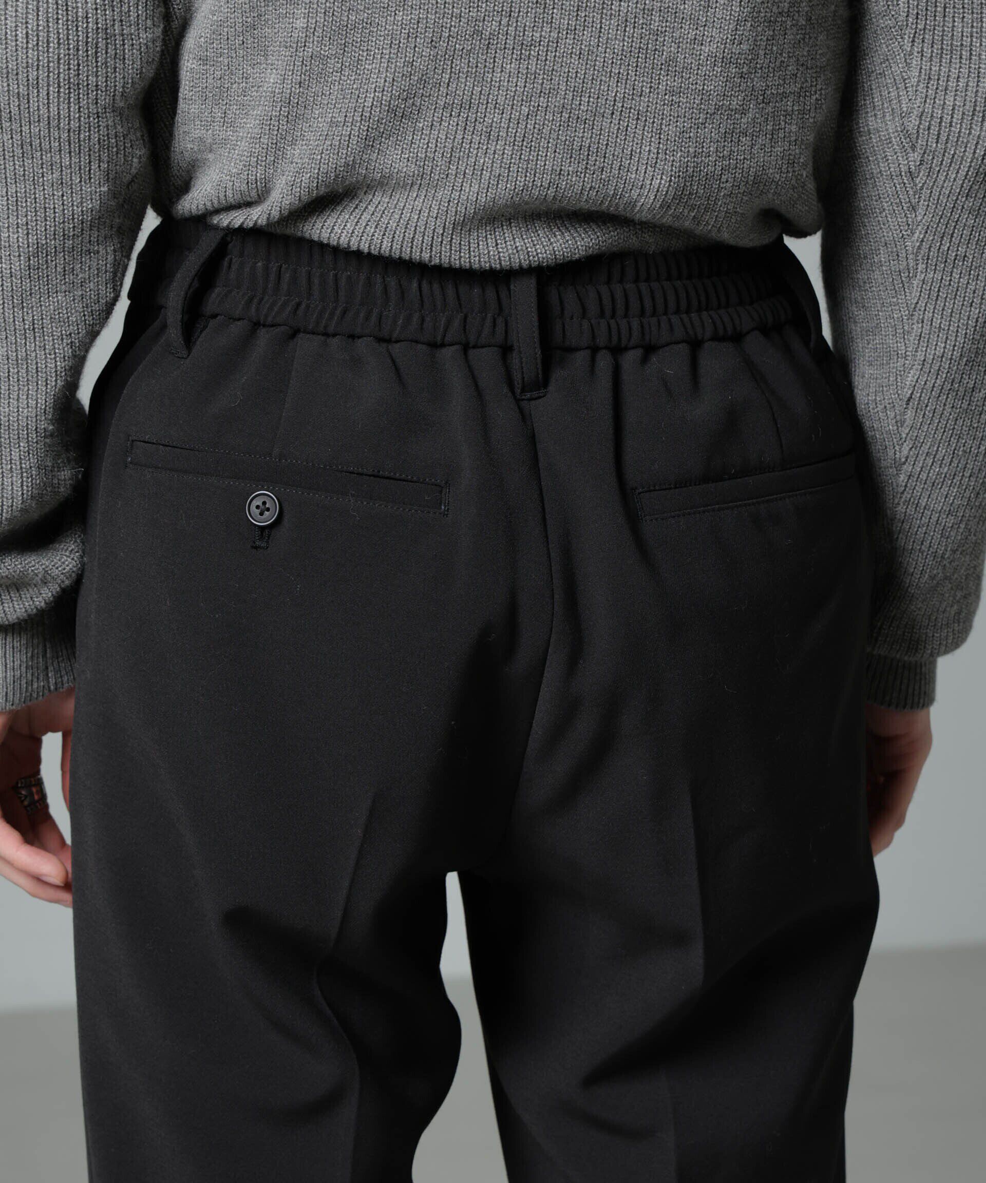 nano･universe「裏起毛ストレッチテーパード」|チノ|