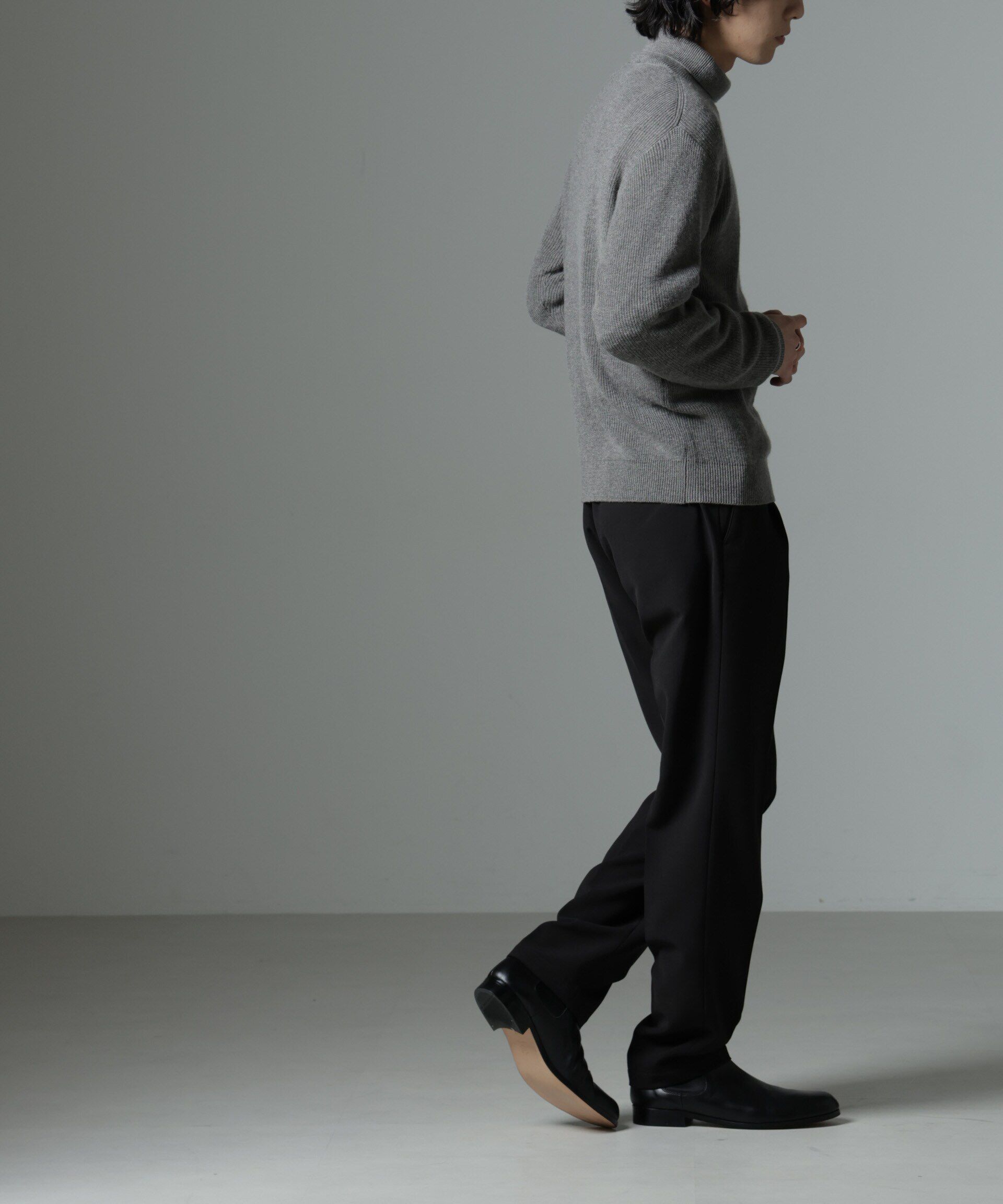 nano･universe「裏起毛ストレッチテーパード」|チノ|