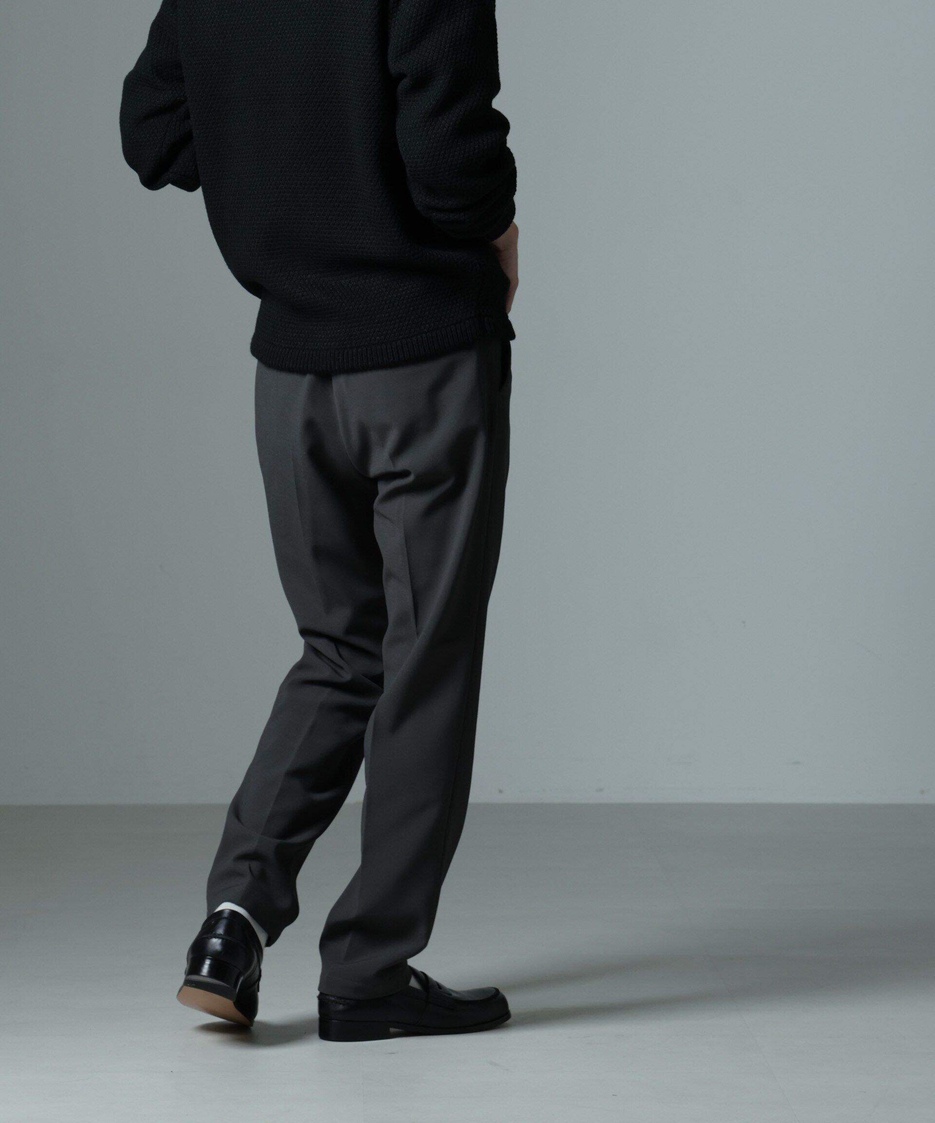 nano･universe「裏起毛ストレッチテーパード」|チノ|