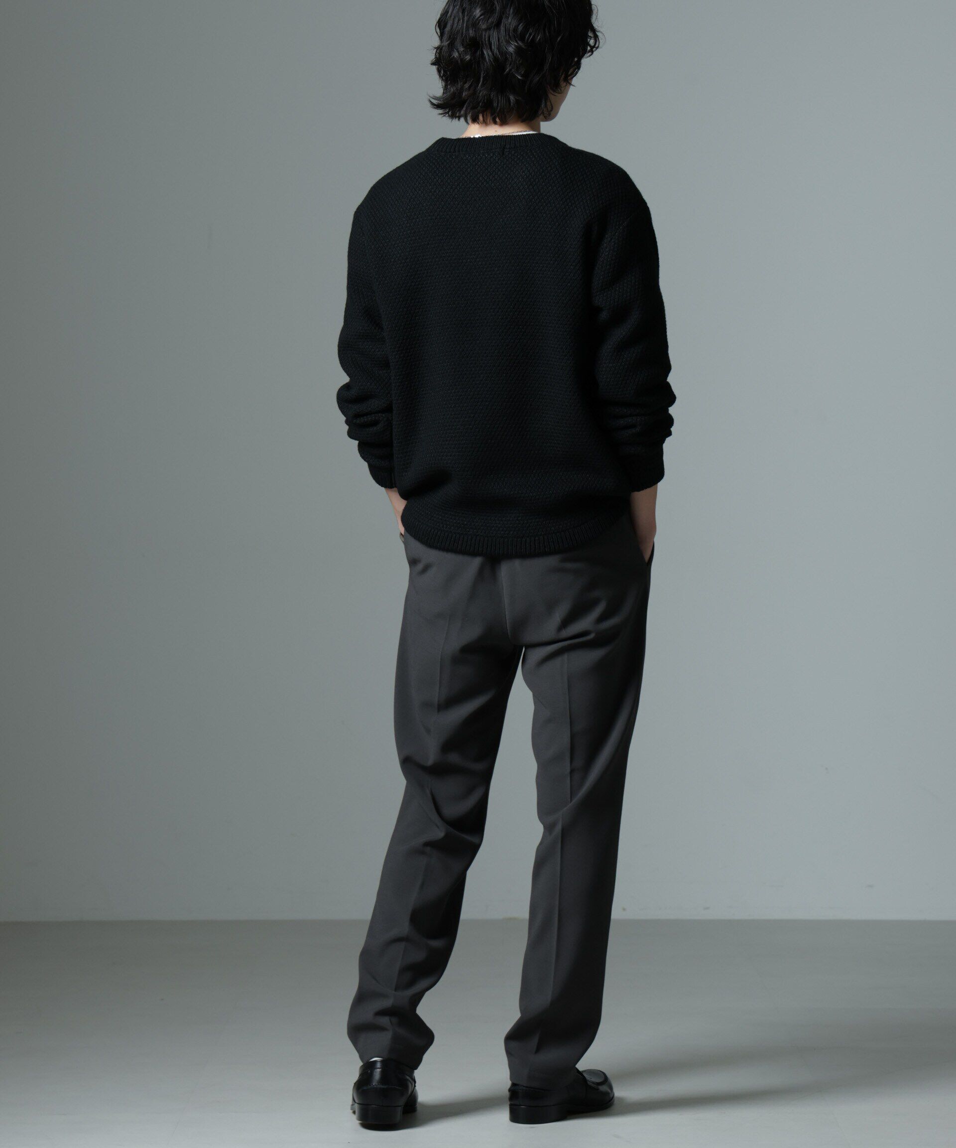 nano･universe「裏起毛ストレッチテーパード」|チノ|