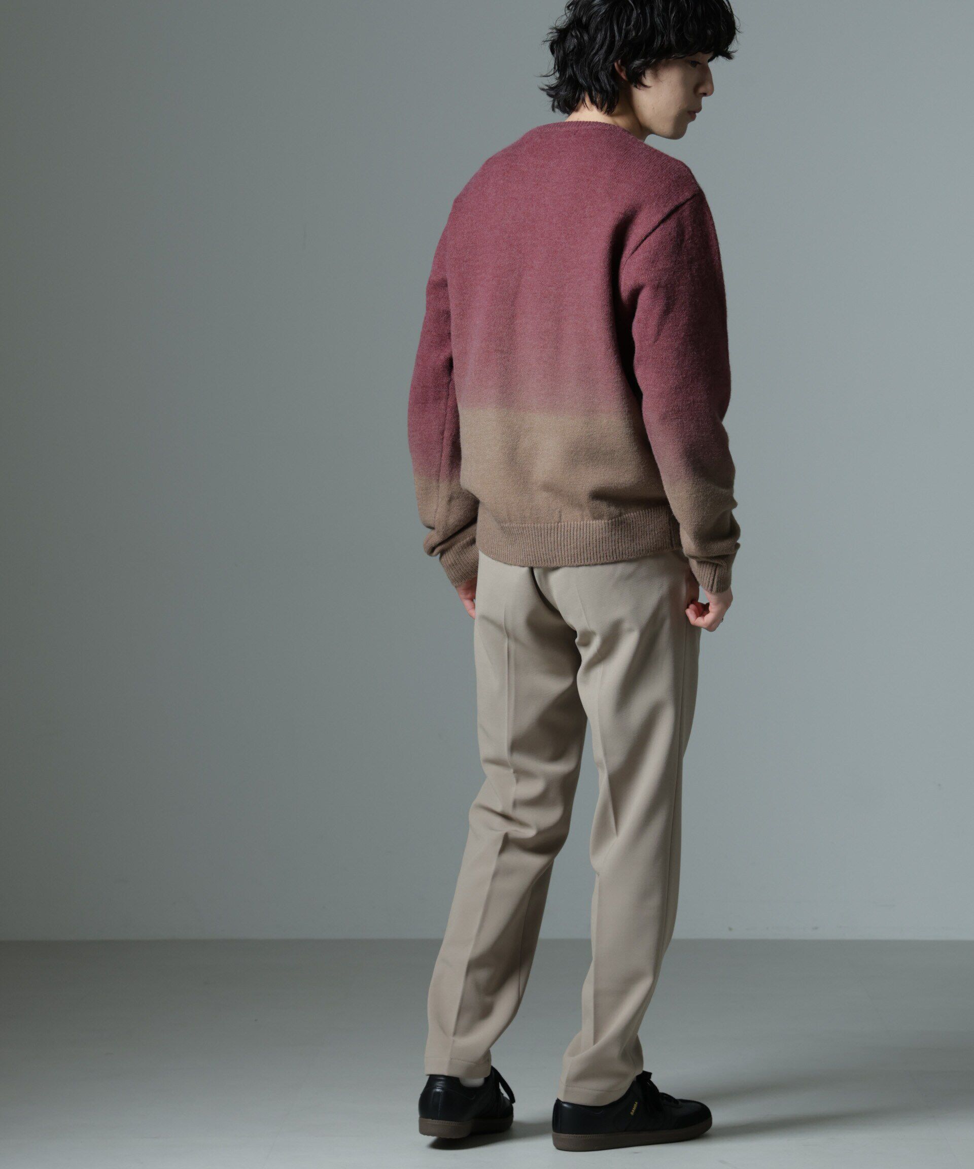 nano･universe「裏起毛ストレッチテーパード」|チノ|