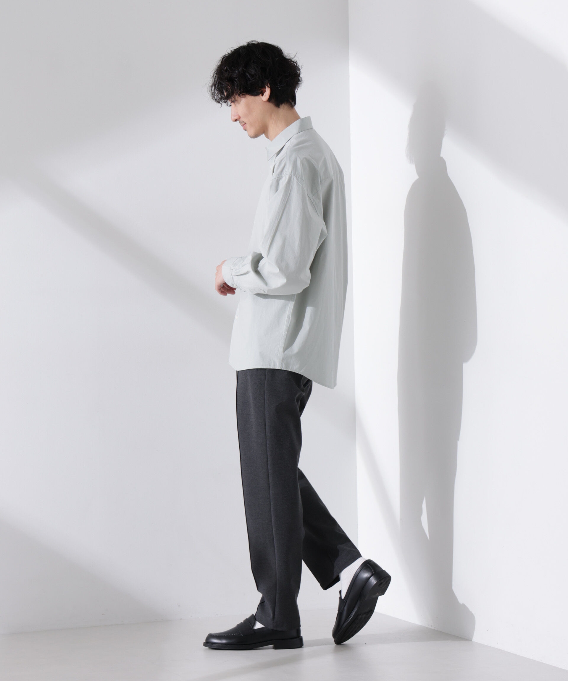 nano･universe「「大人のワイドシャツ」レギュラーカラー 長袖」|シャツ・ブラウス|