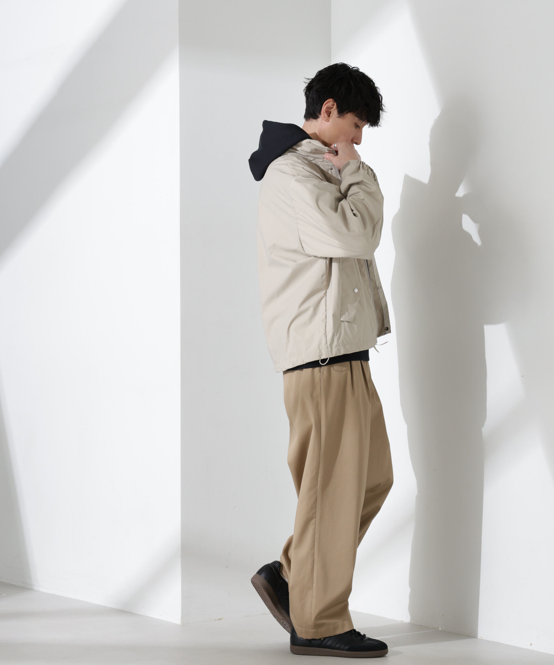 nano･universe「3レイヤースタンドブルゾン」|ブルゾン・スタジャン|