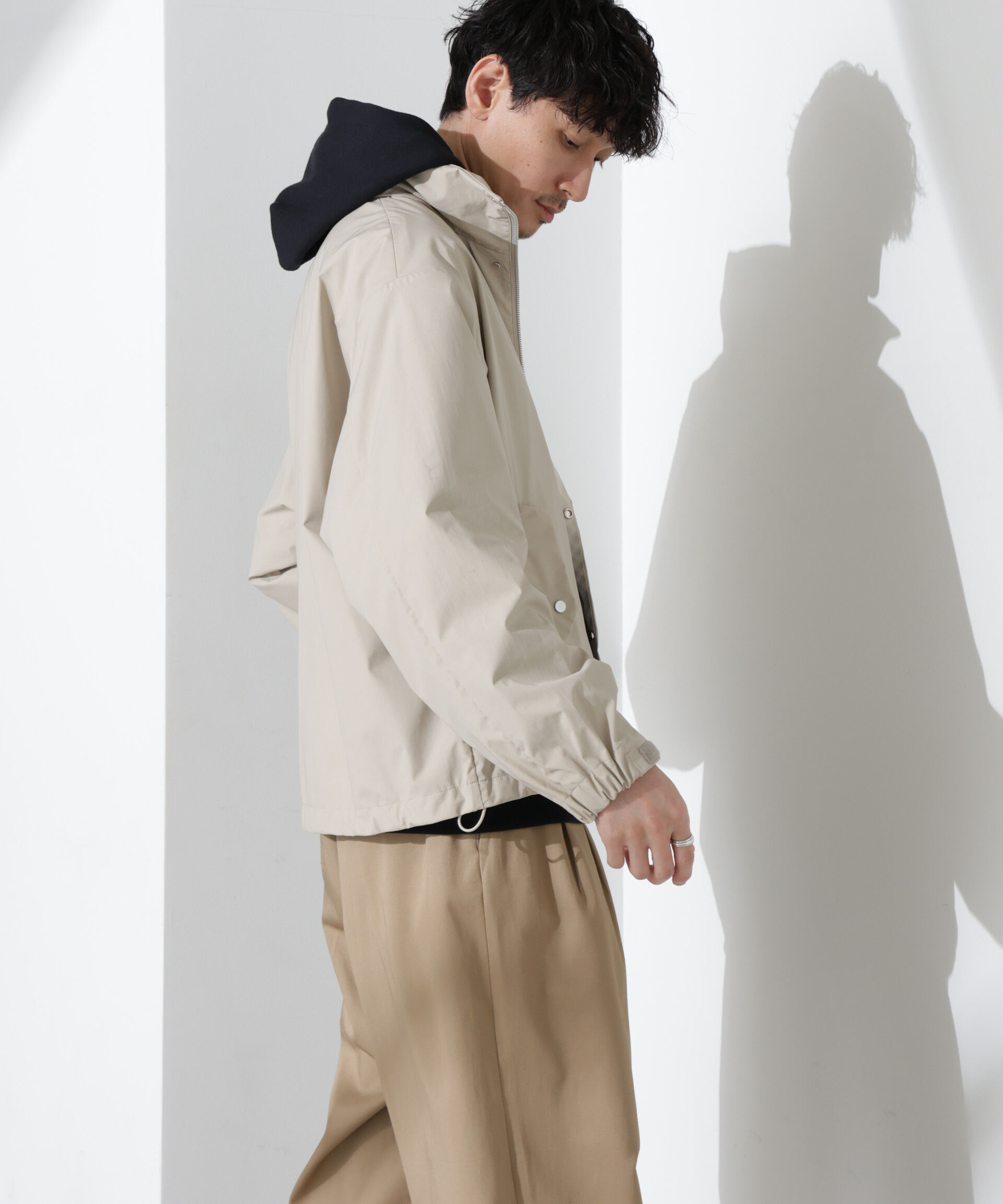 nano･universe「3レイヤースタンドブルゾン」|ブルゾン・スタジャン|