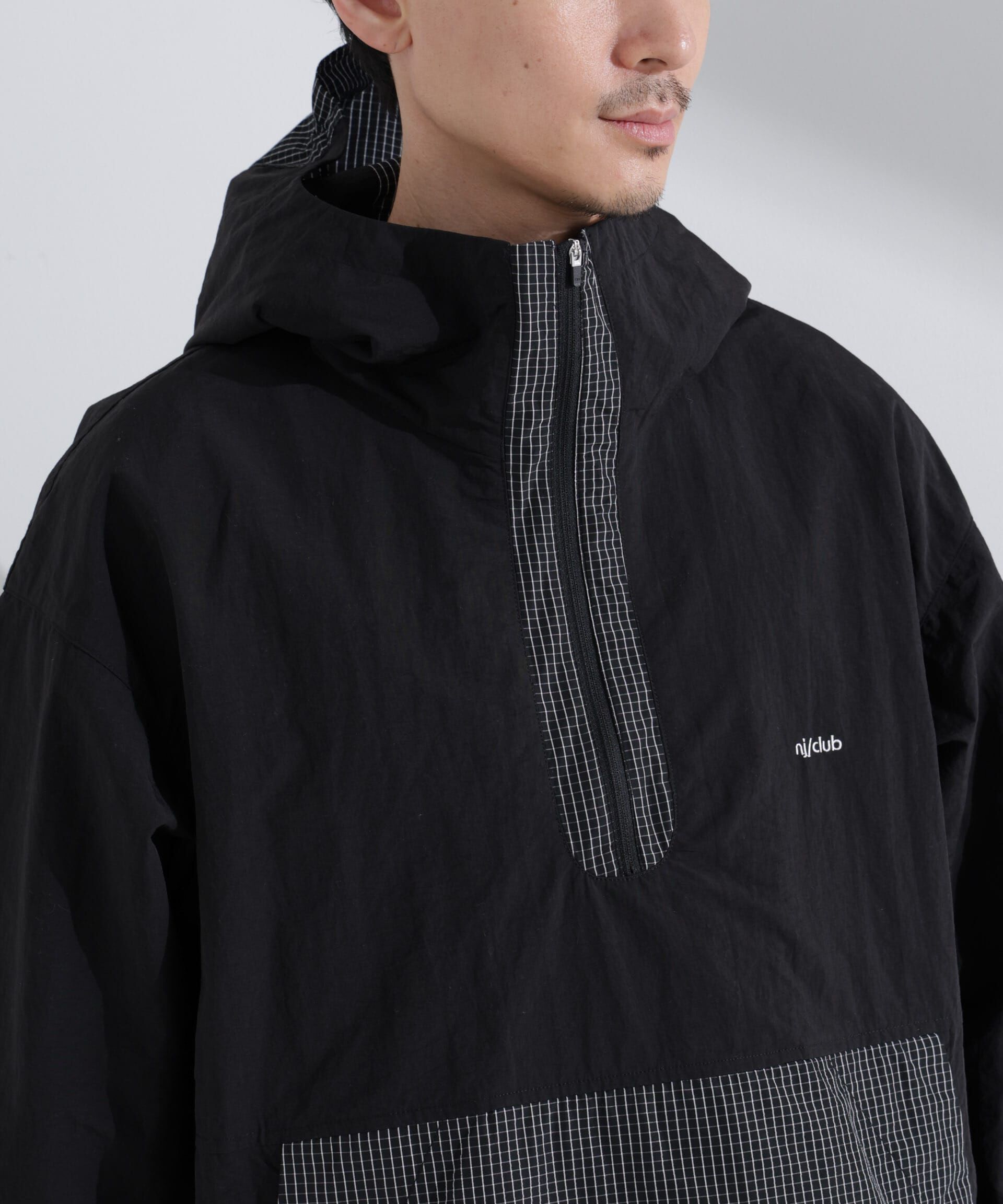 nano･universe「｢NJ/CLUB｣ リップストップアノラックジャケット」|ブルゾン・スタジャン|