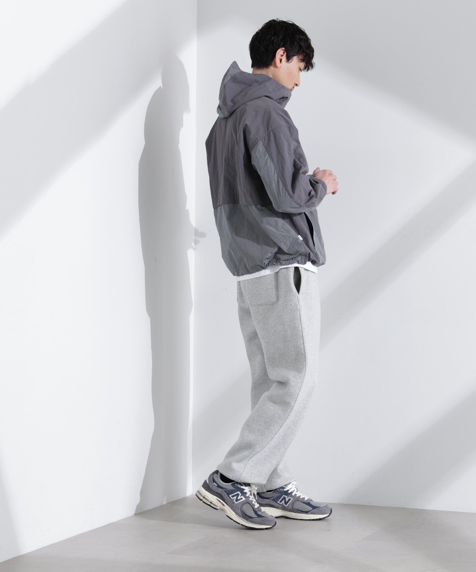 nano･universe「｢NJ/CLUB｣ リップストップアノラックジャケット」|ブルゾン・スタジャン|