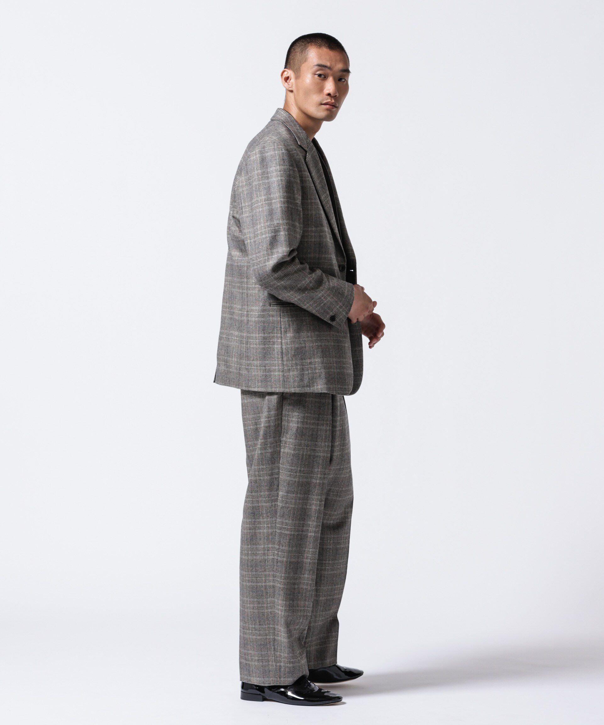 nano･universe「「ASSEMBLANC」2/60ウール2B サックジャケット(セットアップ可)」|スーツ|