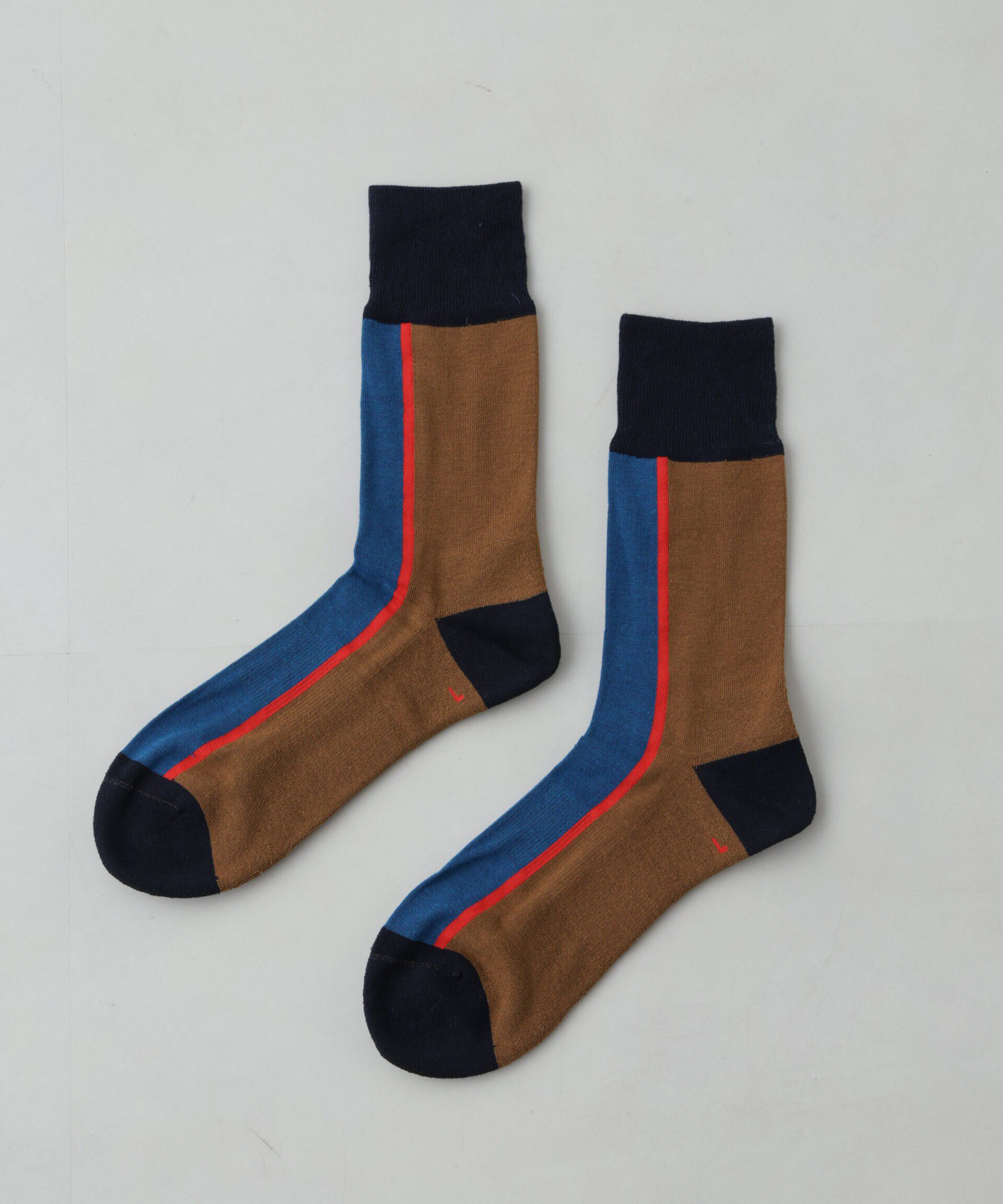 nano･universe「CHICSTOCKS/CENTER LINE」|ソックス|パターン32