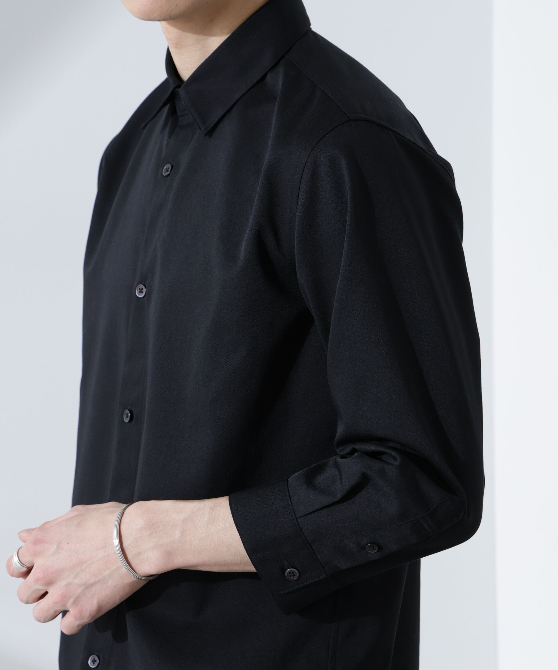 nano･universe「スタンダードレギュラーカラーシャツ/7分袖」|シャツ・ブラウス|