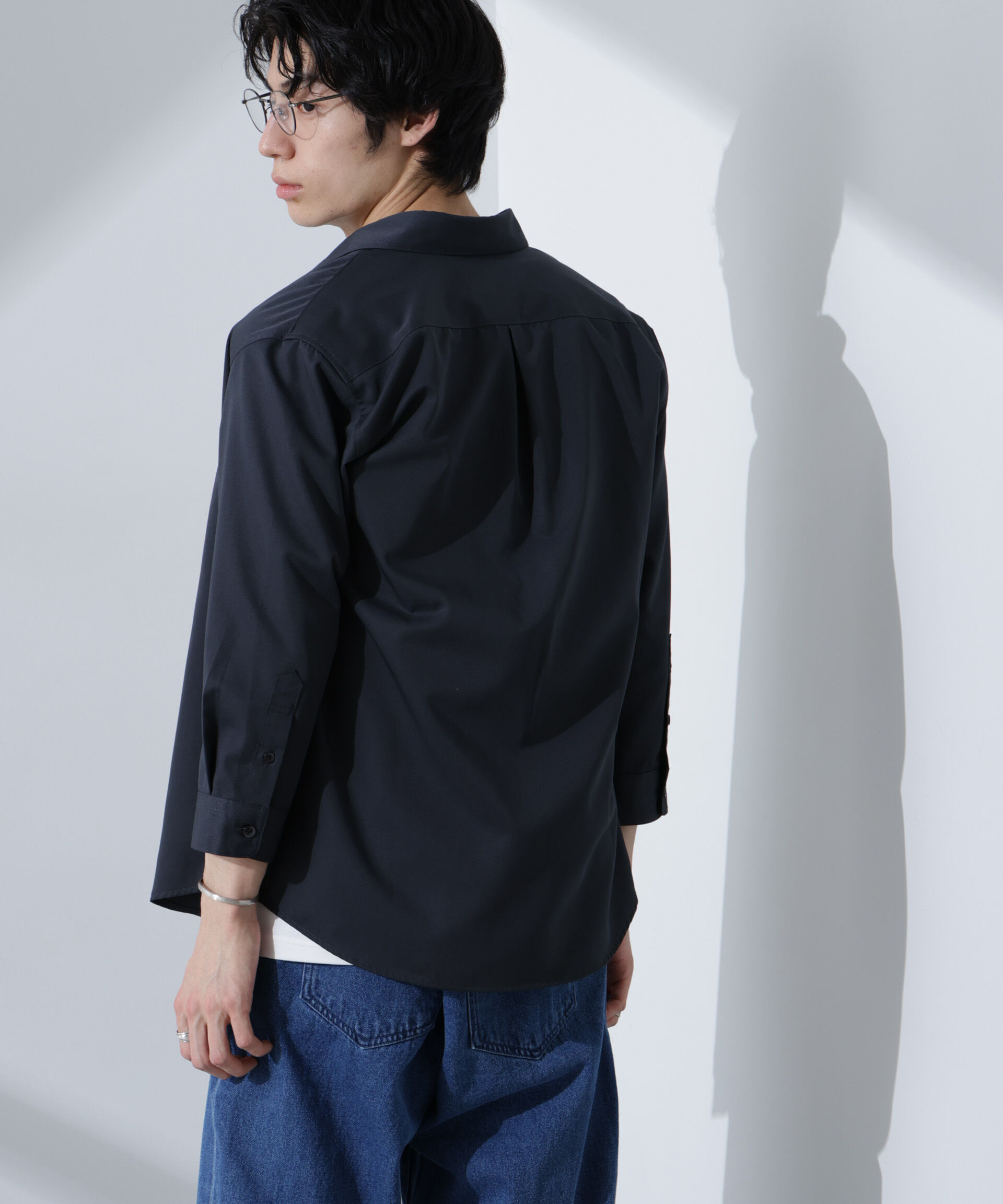 nano･universe「スタンダードレギュラーカラーシャツ/7分袖」|シャツ・ブラウス|