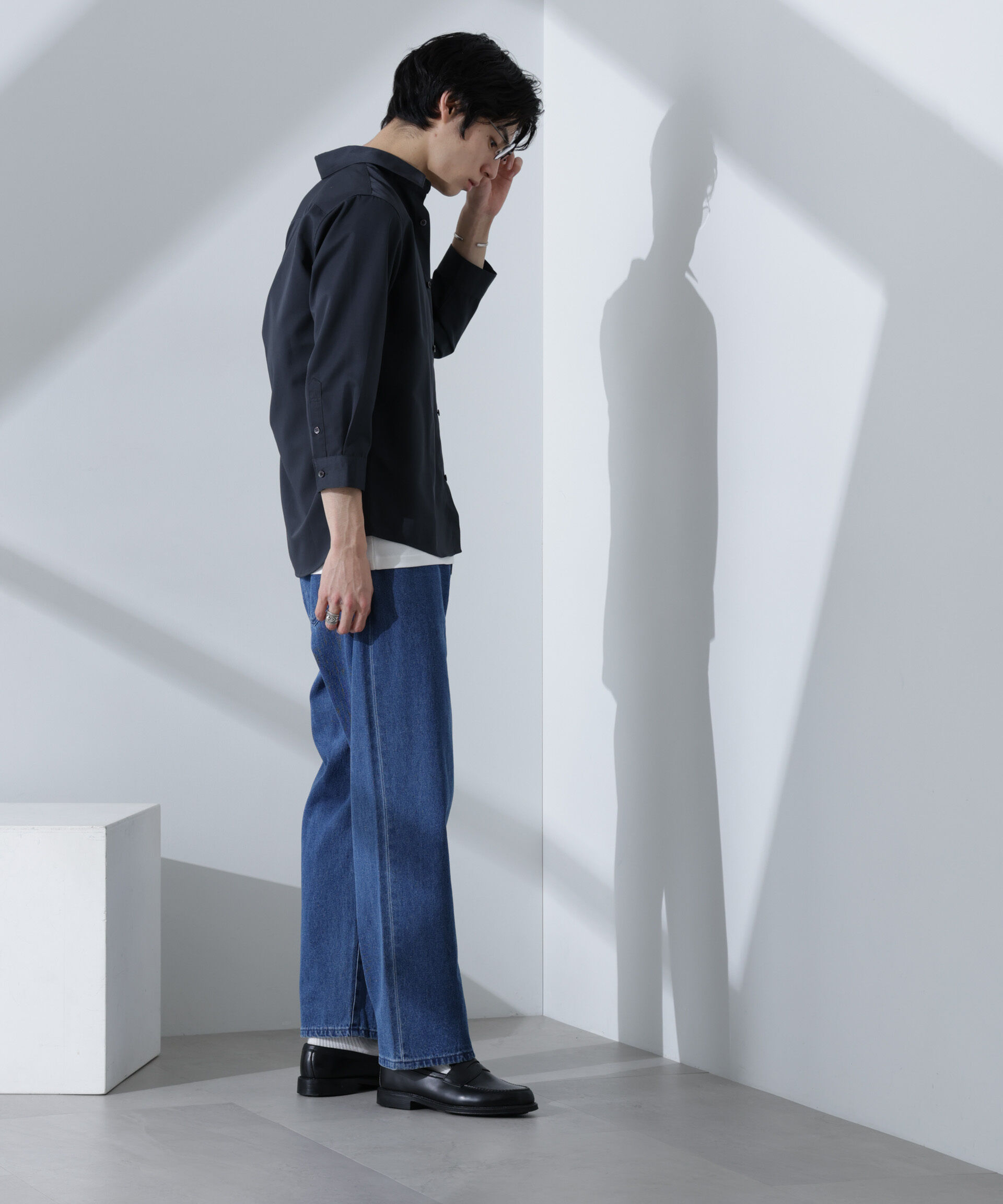 nano･universe「スタンダードレギュラーカラーシャツ/7分袖」|シャツ・ブラウス|