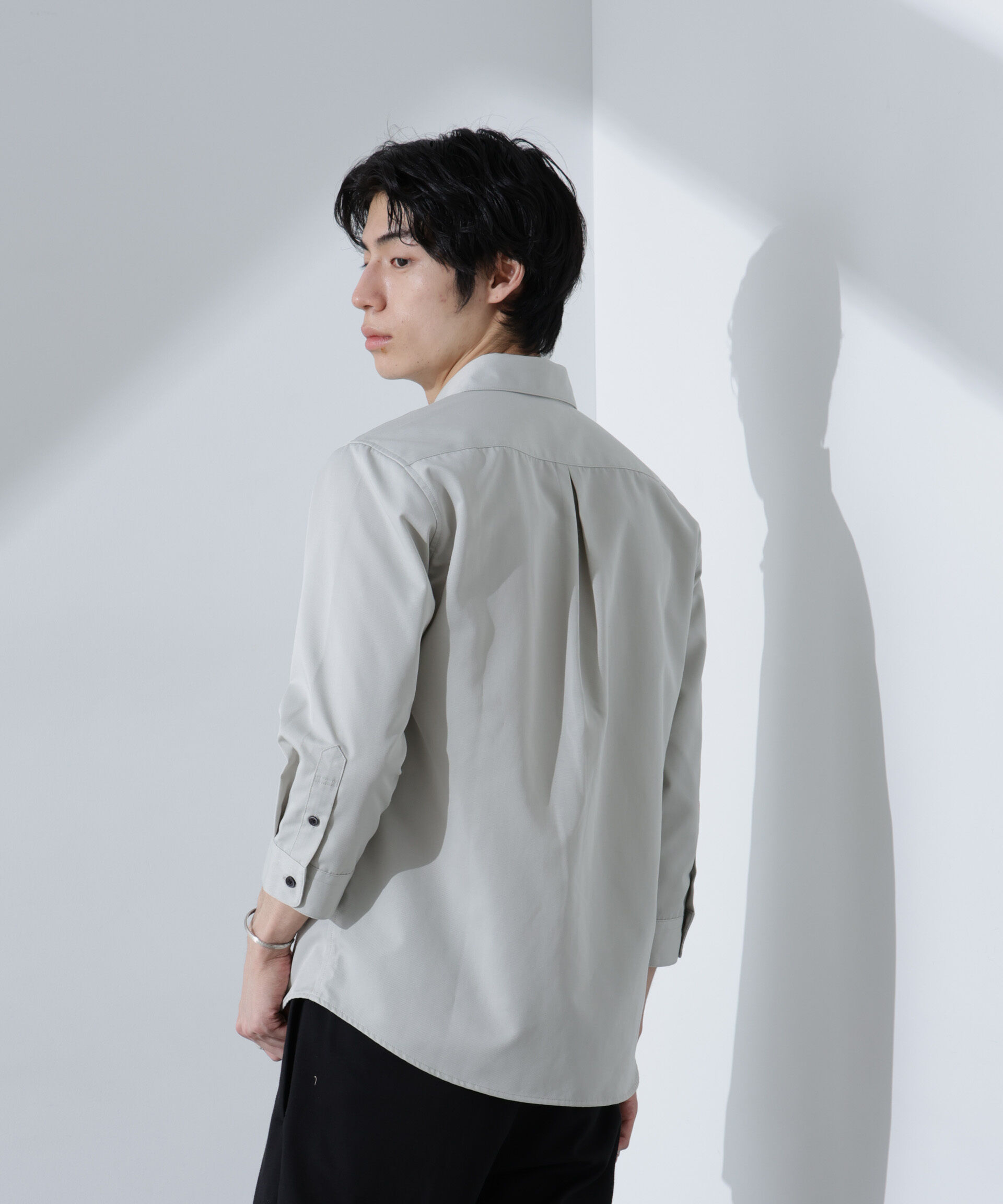 nano･universe「スタンダードレギュラーカラーシャツ/7分袖」|シャツ・ブラウス|