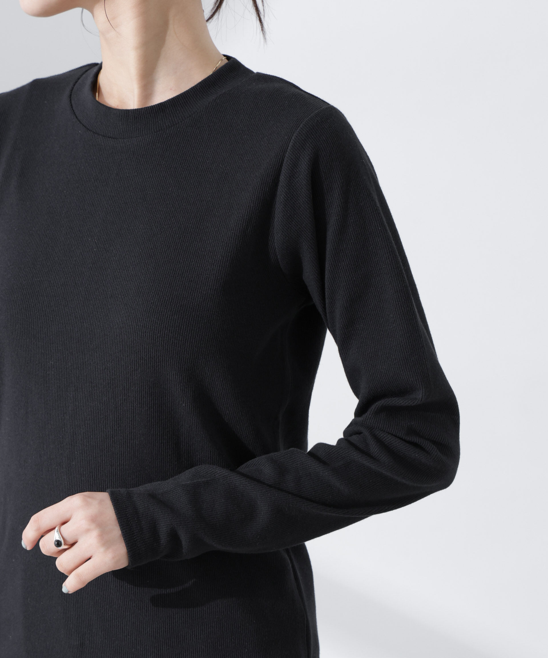 nano･universe「抗菌防臭リブロングスリーブTシャツ」|Tシャツ・カットソー|