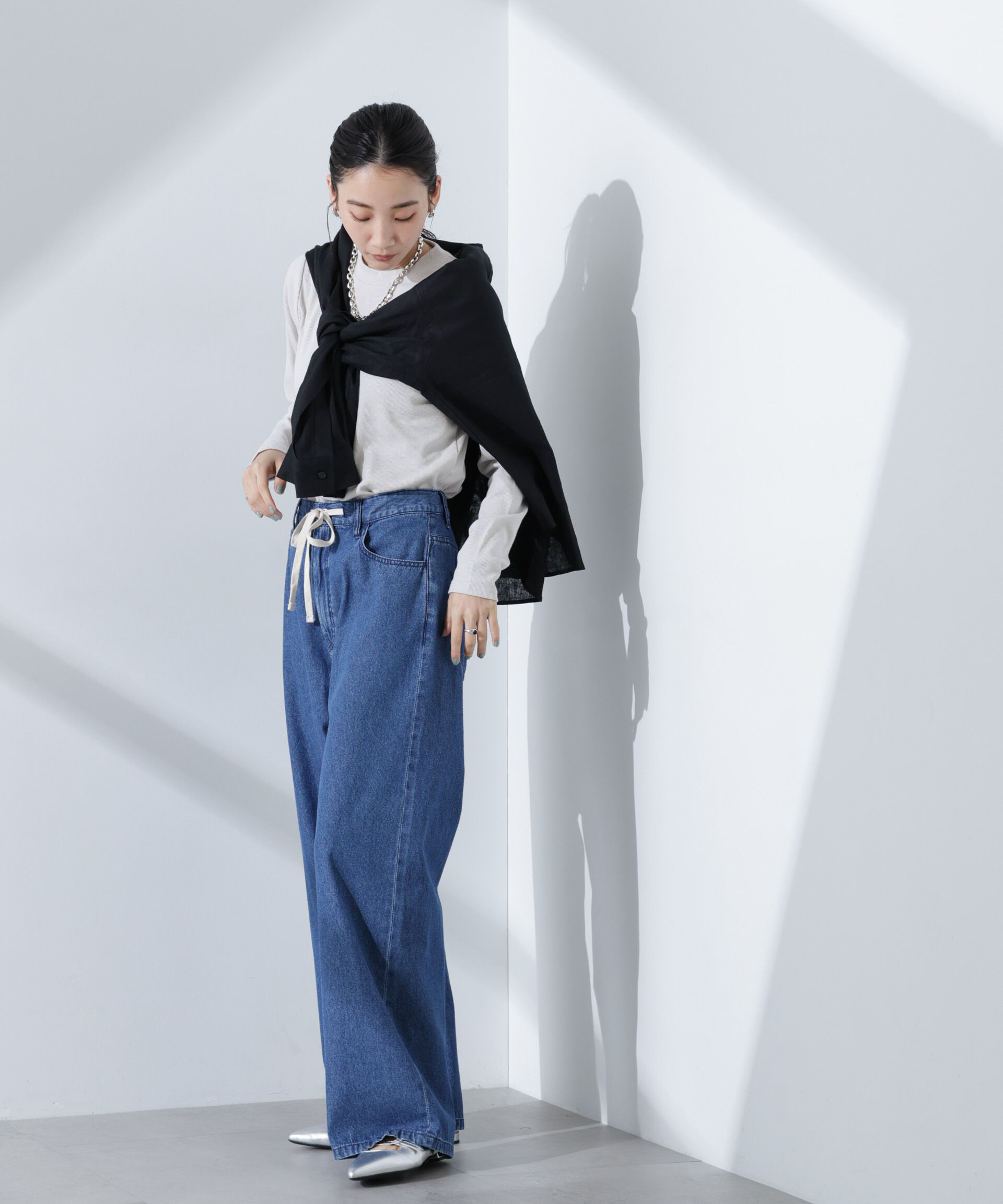 nano･universe「抗菌防臭リブロングスリーブTシャツ」|Tシャツ・カットソー|