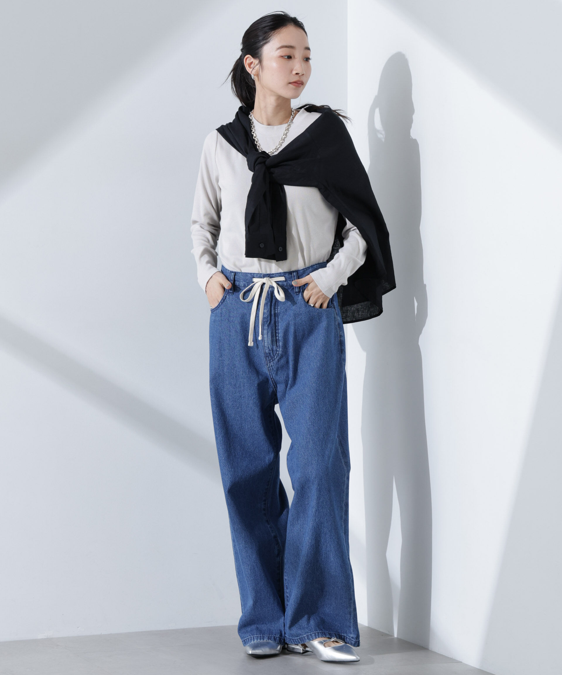 nano･universe「抗菌防臭リブロングスリーブTシャツ」|Tシャツ・カットソー|