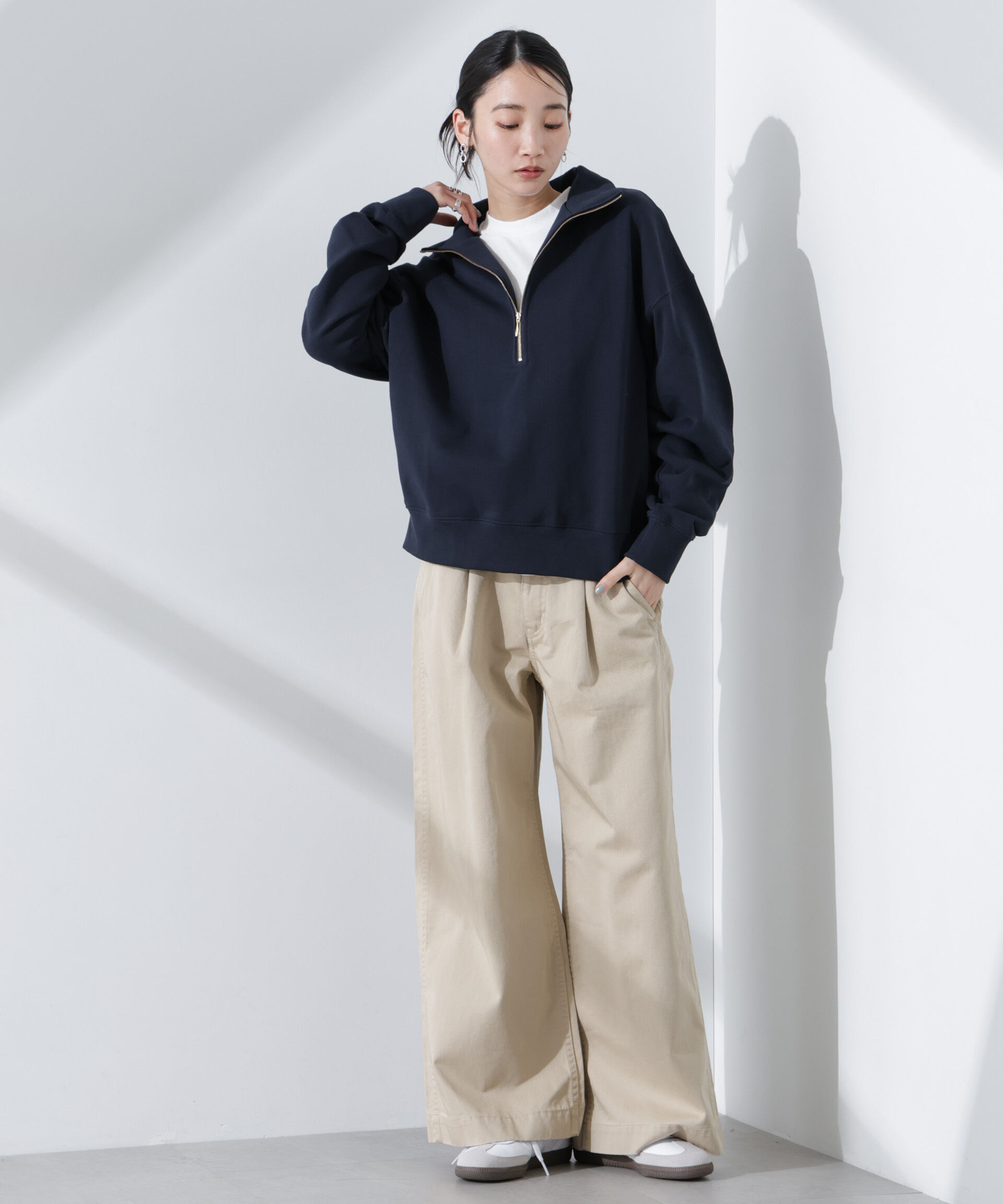 nano･universe「抗菌防臭リブロングスリーブTシャツ」|Tシャツ・カットソー|