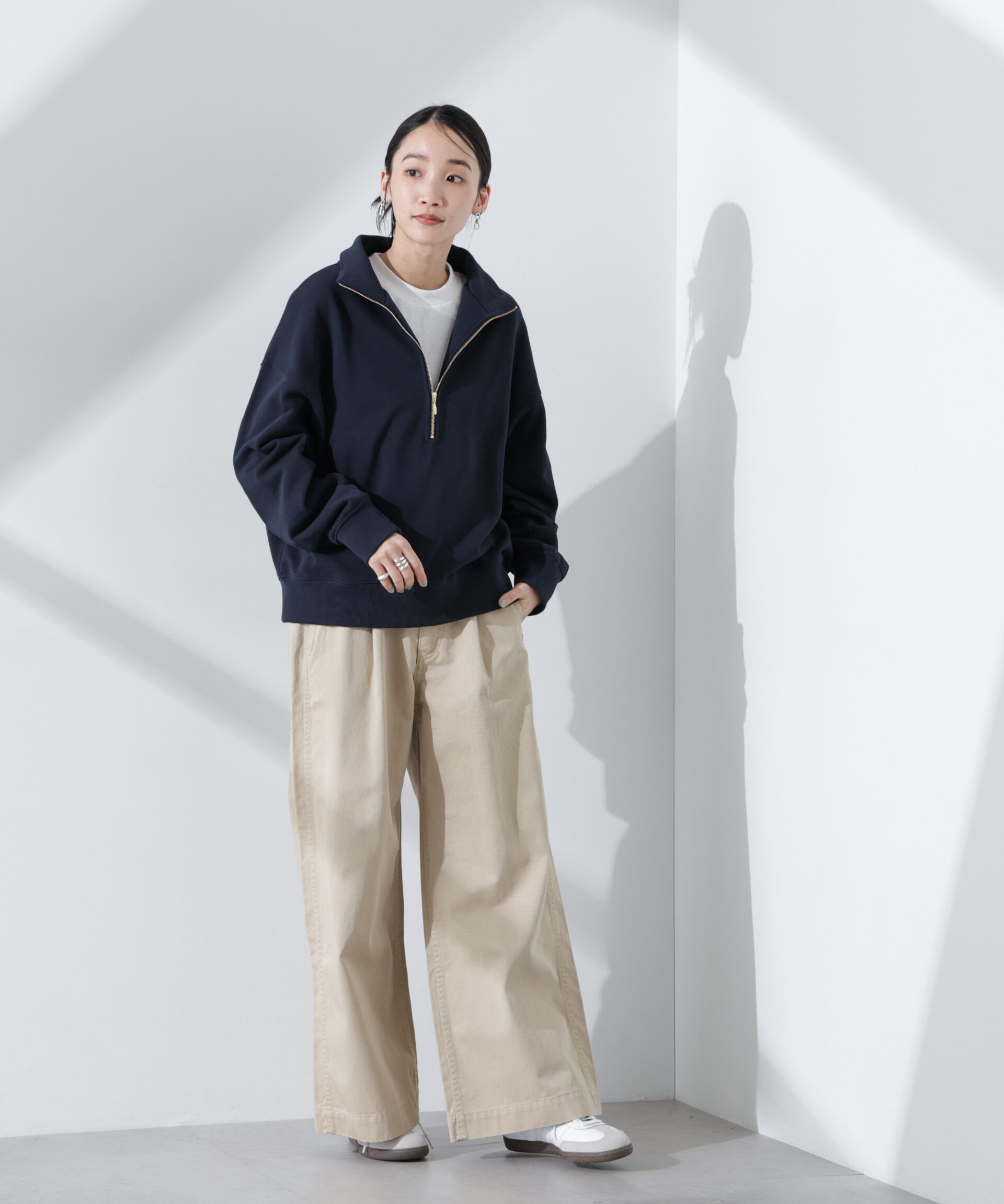 nano･universe「抗菌防臭リブロングスリーブTシャツ」|Tシャツ・カットソー|