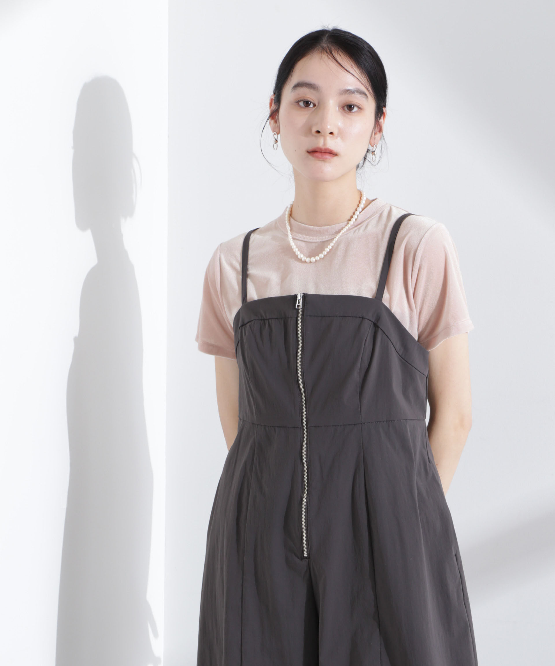 nano･universe「シアーベロアコンパクトTシャツ」|Tシャツ・カットソー|