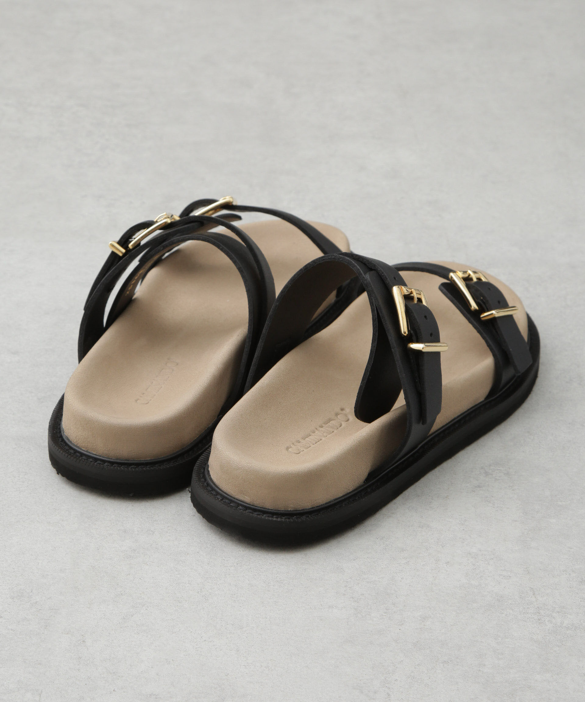 nano･universe「CAMINANDO/DOUBLE BUCKLE SANDALS」|サンダル|