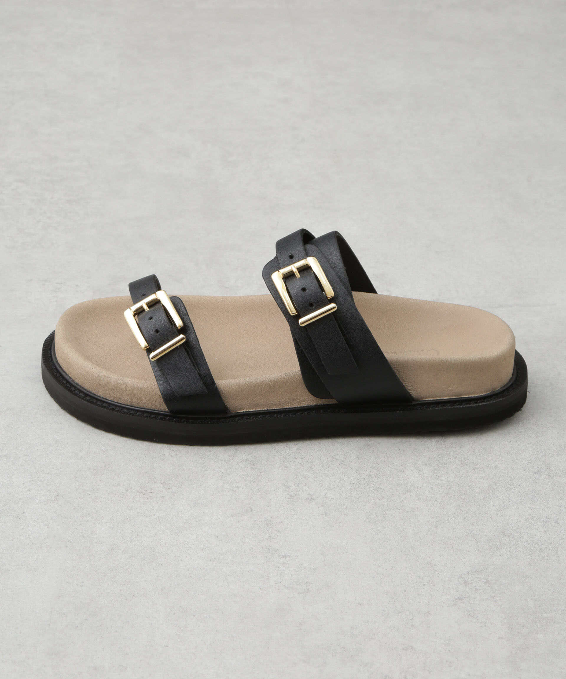 nano･universe「CAMINANDO/DOUBLE BUCKLE SANDALS」|サンダル|