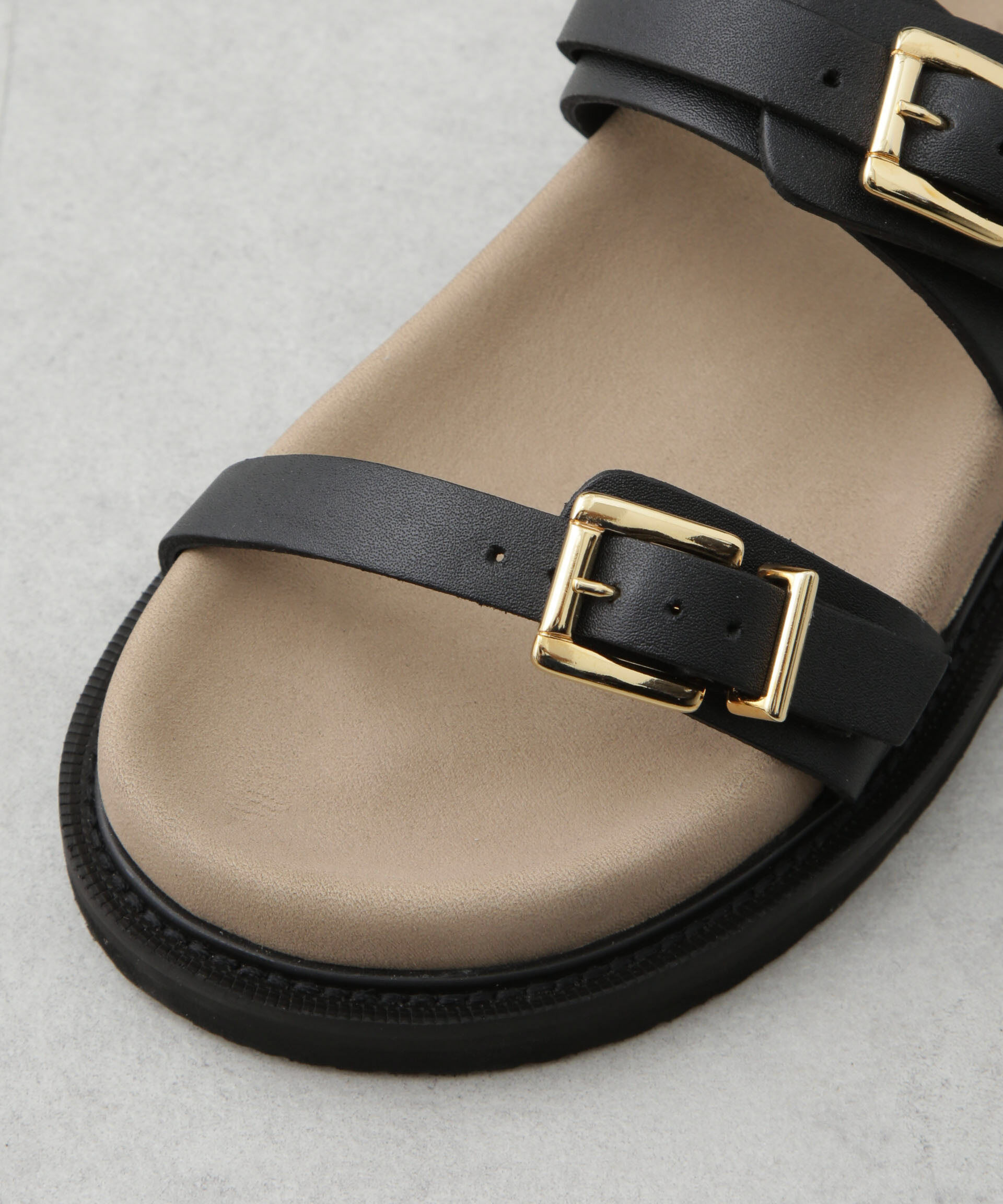 nano･universe「CAMINANDO/DOUBLE BUCKLE SANDALS」|サンダル|