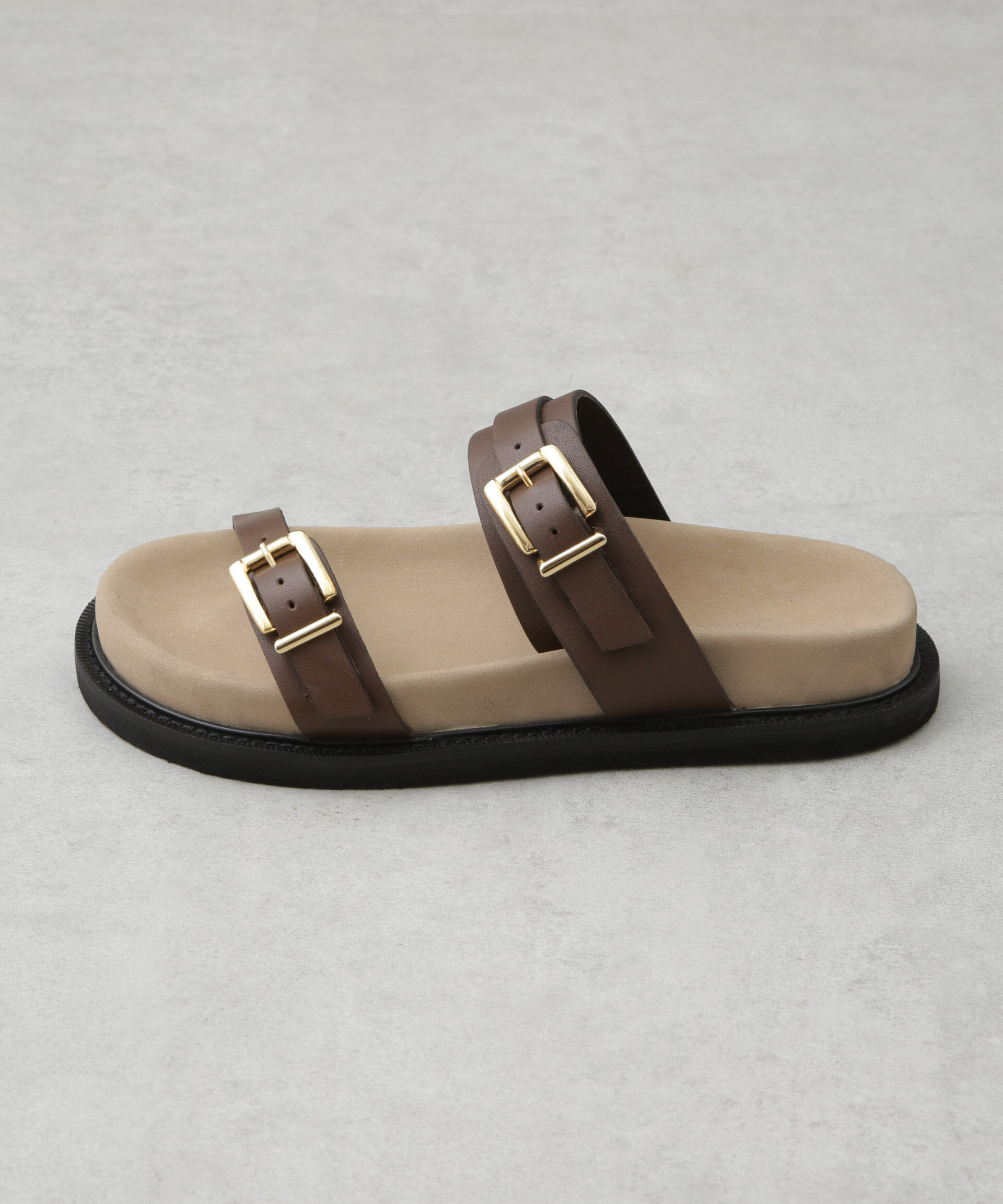 nano･universe「CAMINANDO/DOUBLE BUCKLE SANDALS」|サンダル|