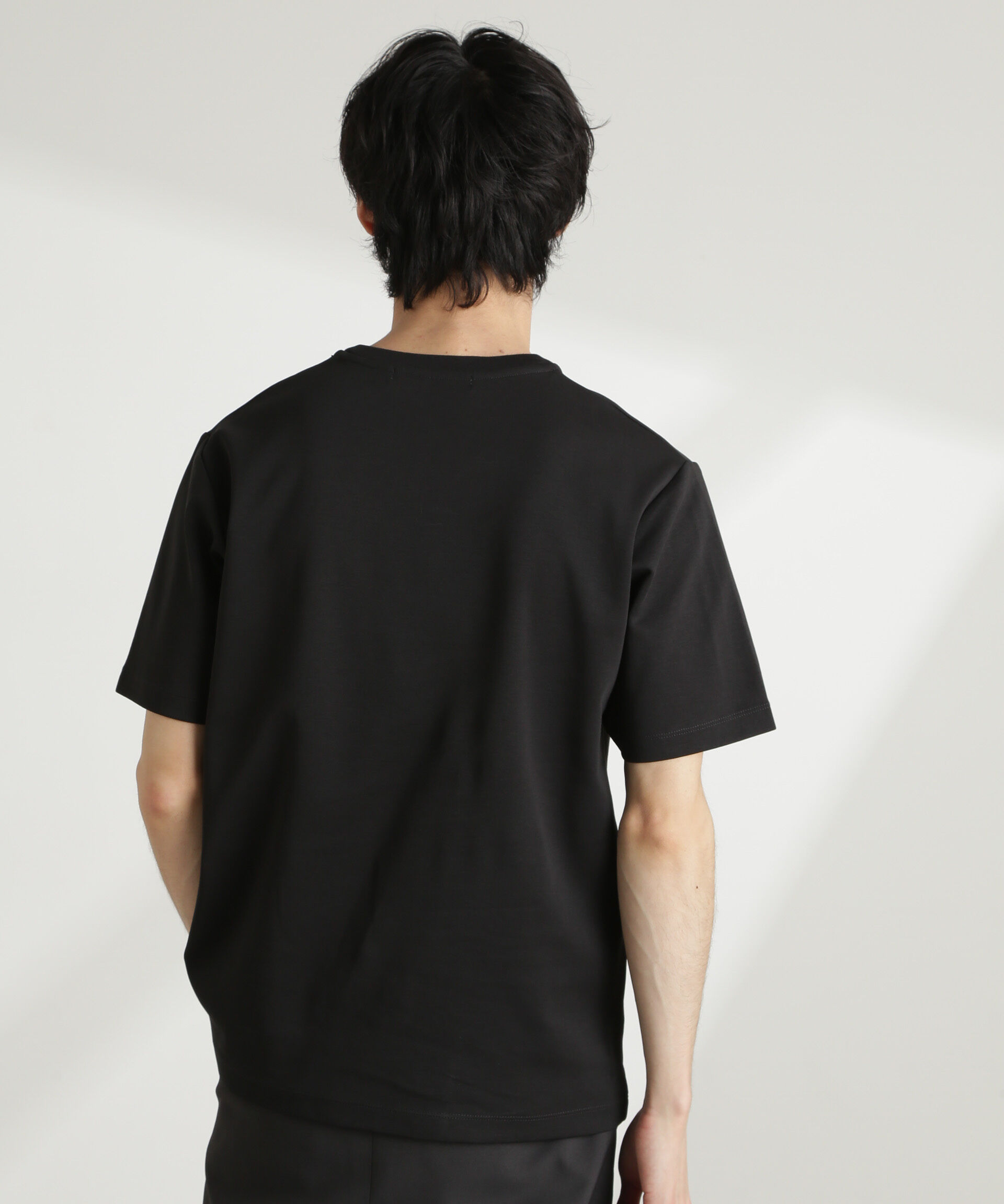 nano･universe「ダブルスムースVネックTシャツ 半袖」|Tシャツ・カットソー|