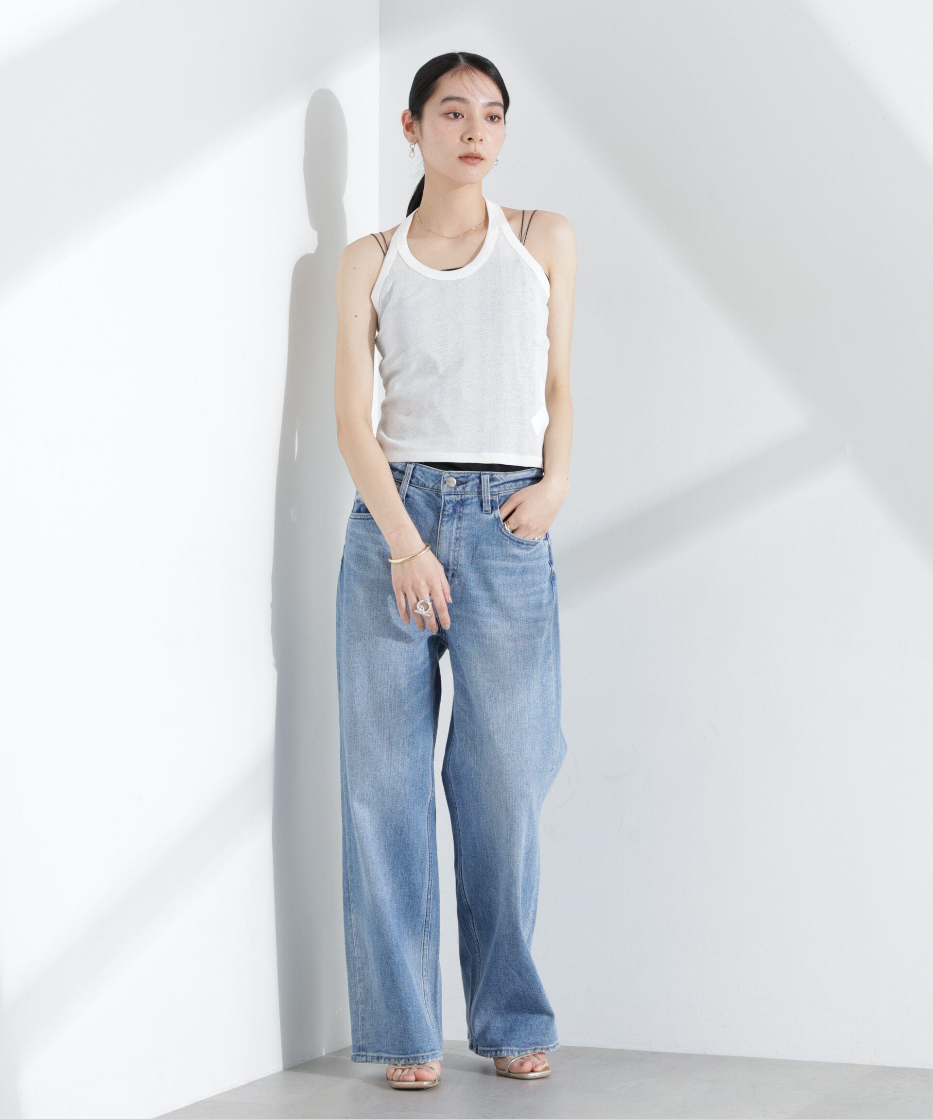 nano･universe「Robert P. Miller/Light Prib Halter tank」|Tシャツ・カットソー|