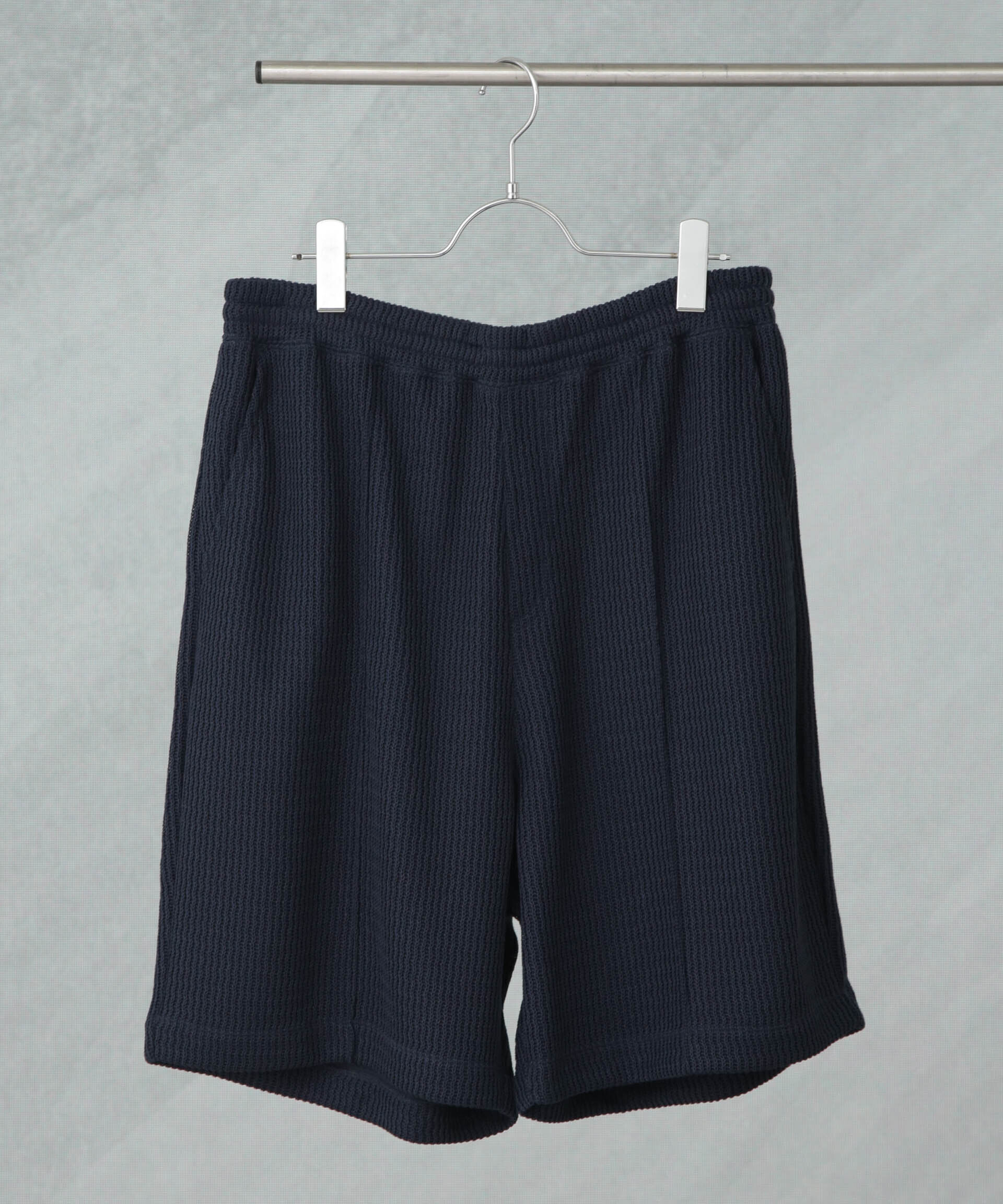 nano･universe「ジャガードニットソーショートパンツ（セットアップ可）」|チノ|