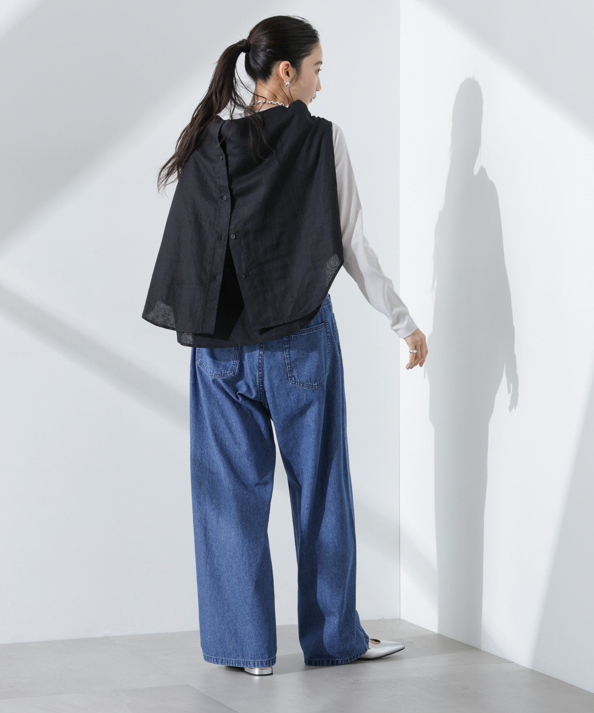 nano･universe「ドロストソフトデニム」|チノ|