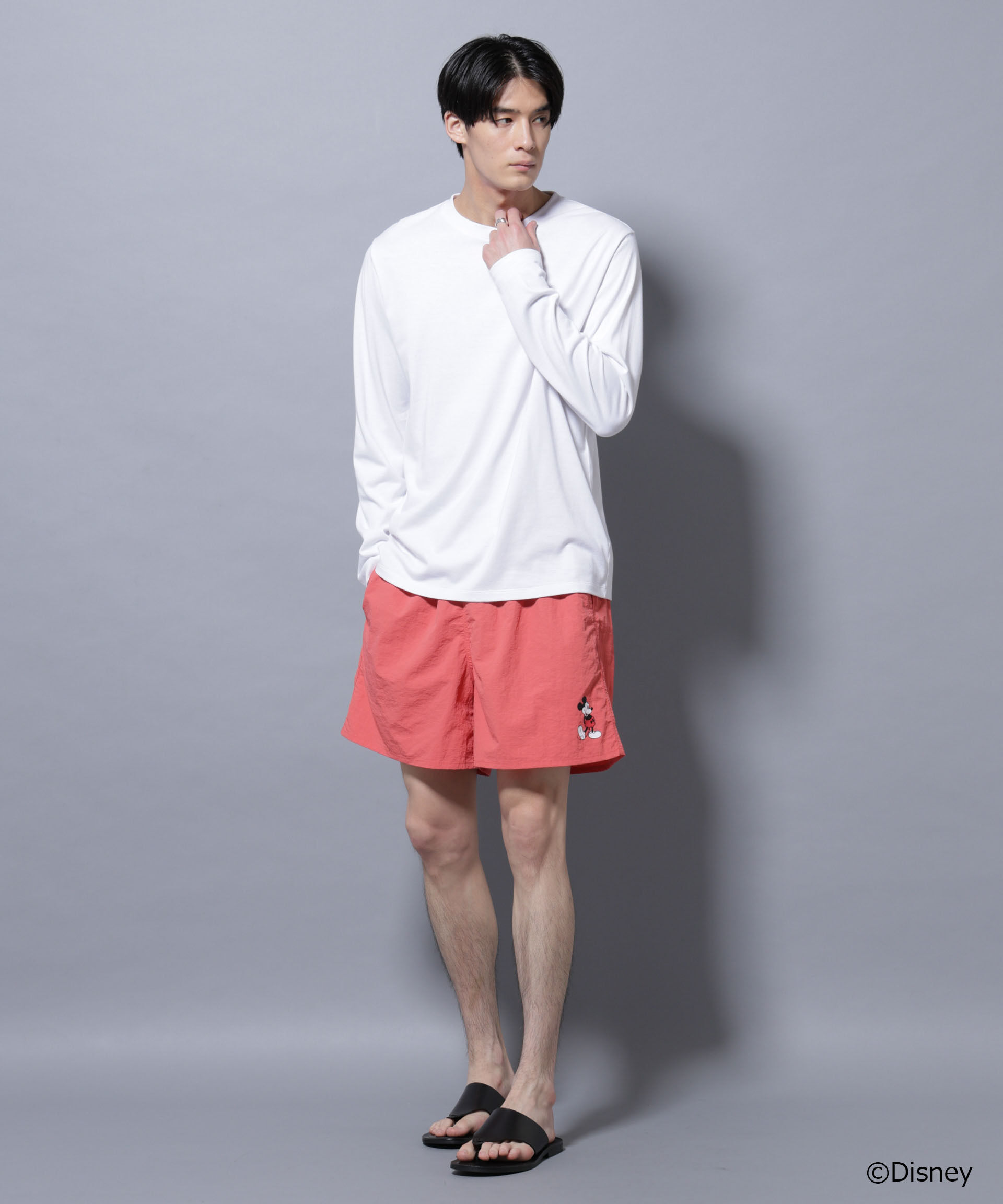 nano･universe「｢NJ/CLUB｣ ミッキーマウス/ナイロンショーツ」|チノ|