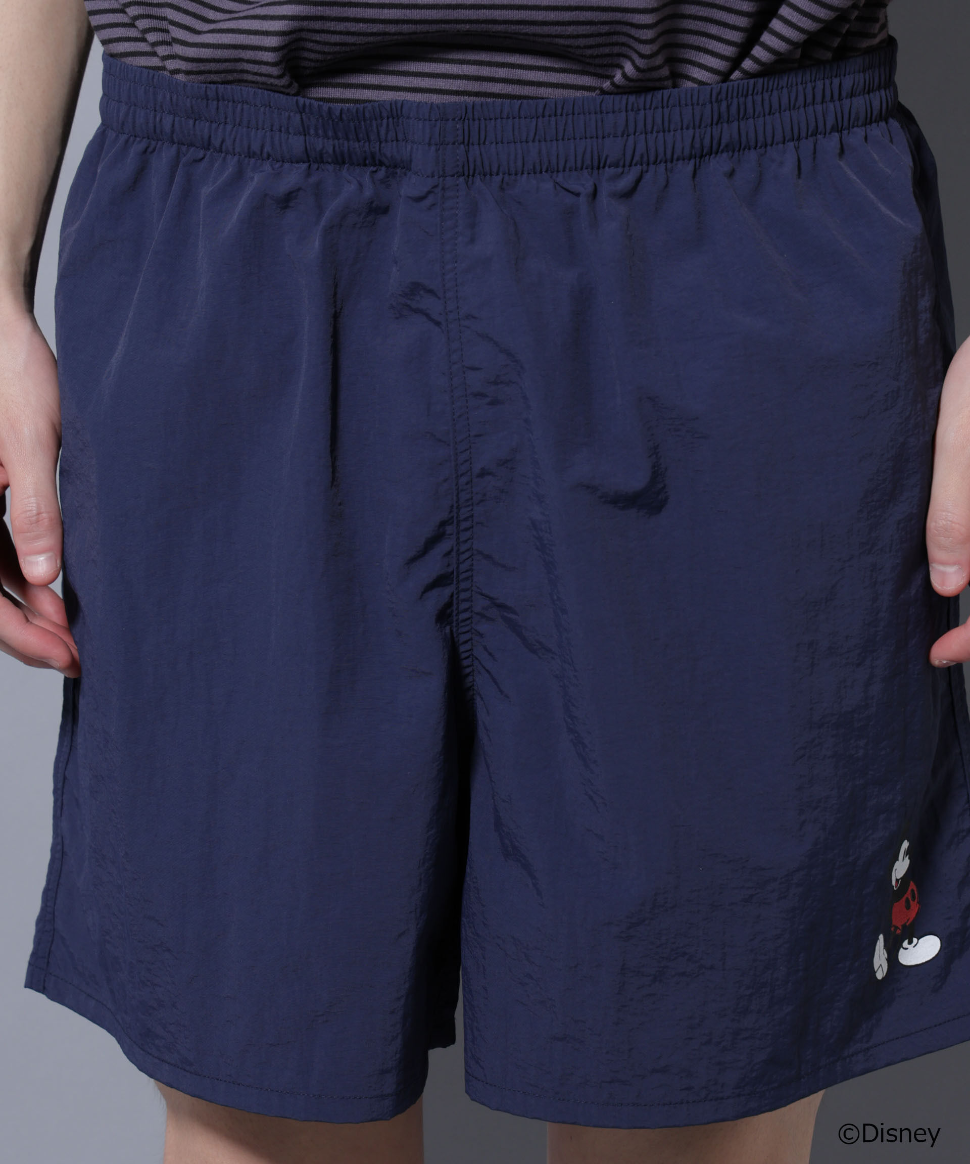 nano･universe「｢NJ/CLUB｣ ミッキーマウス/ナイロンショーツ」|チノ|