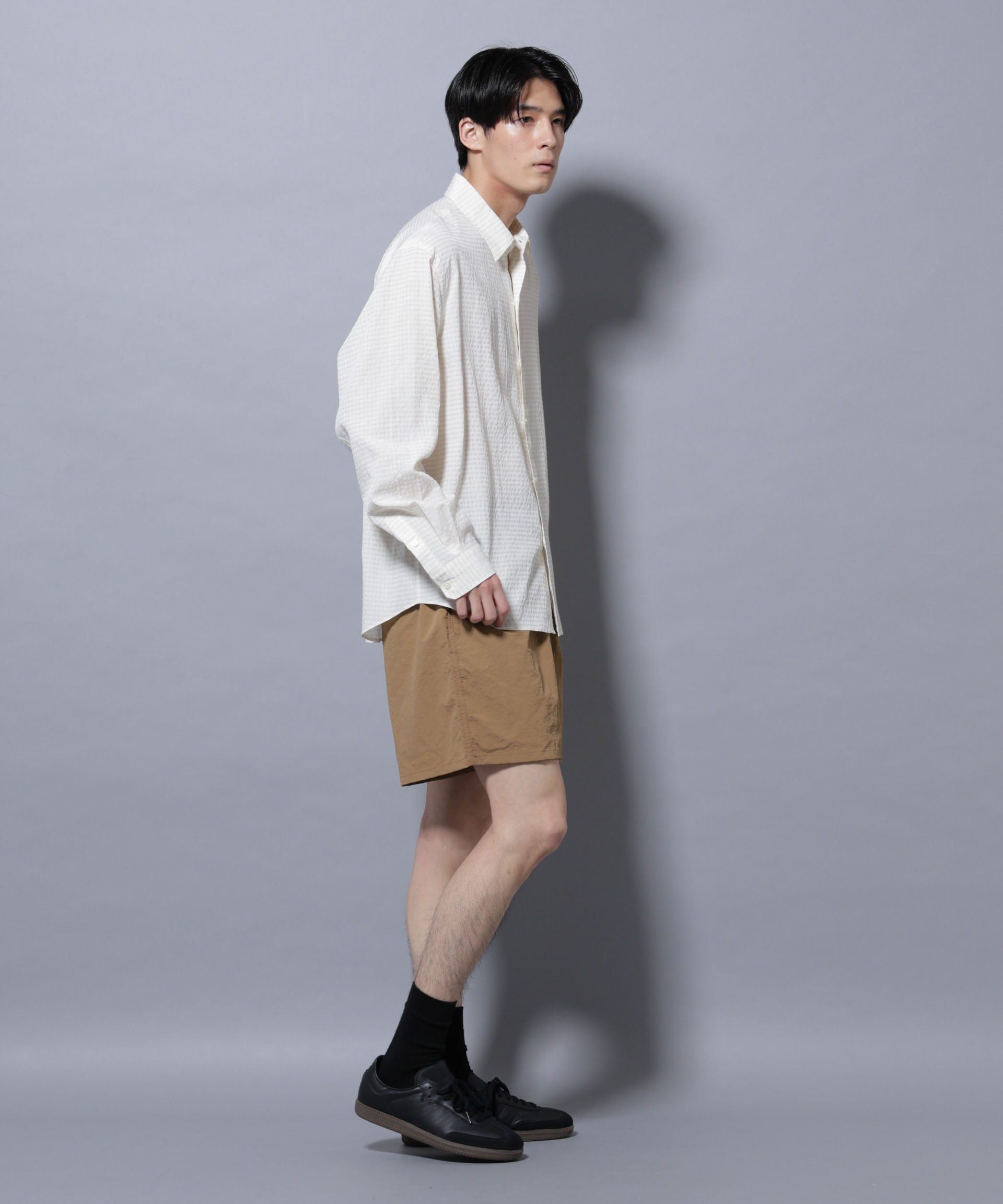 nano･universe「｢NJ/CLUB｣ ミッキーマウス/ナイロンショーツ」|チノ|