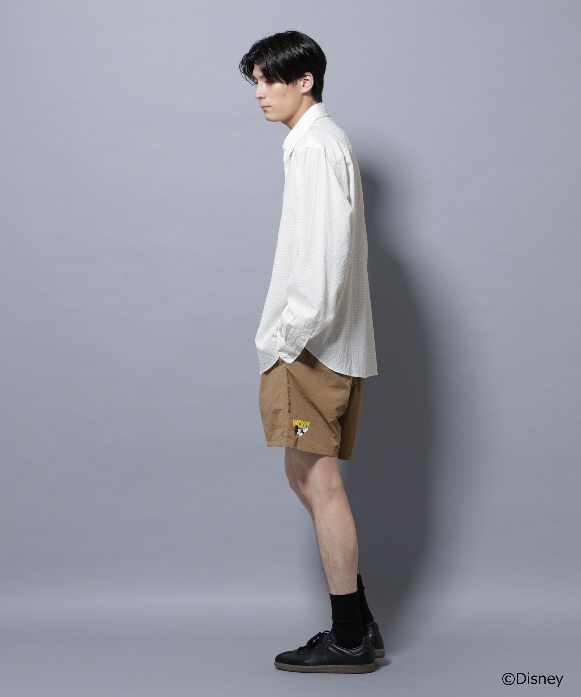 nano･universe「｢NJ/CLUB｣ ミッキーマウス/ナイロンショーツ」|チノ|