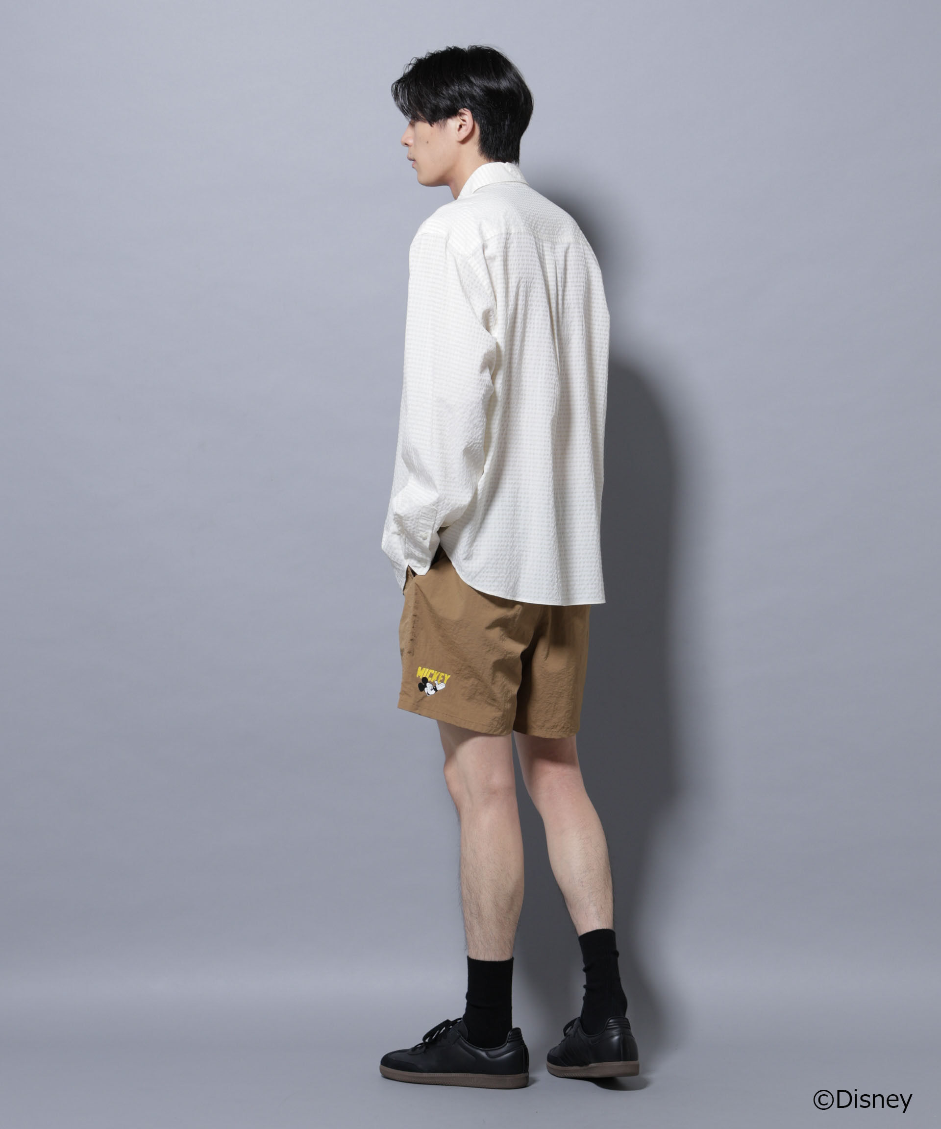 nano･universe「｢NJ/CLUB｣ ミッキーマウス/ナイロンショーツ」|チノ|