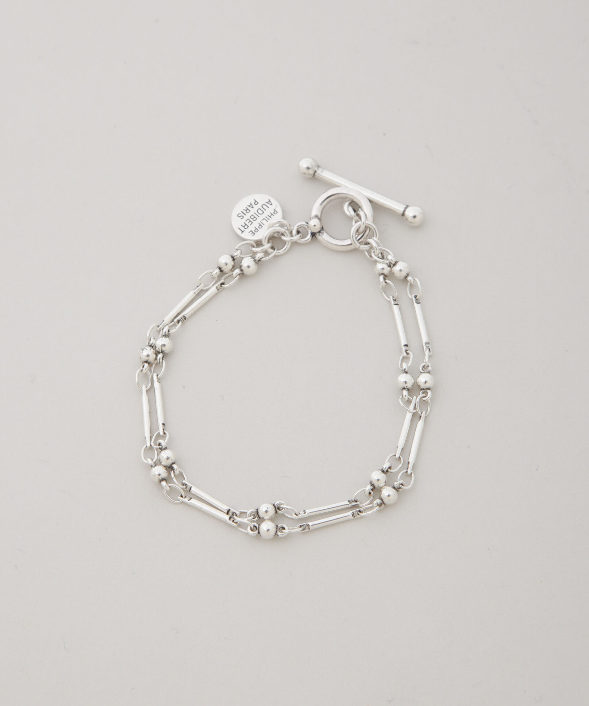 nano･universe「PHILIPPE AUDIBERT/Garnet double bracelet」|ブレスレット・バングル|