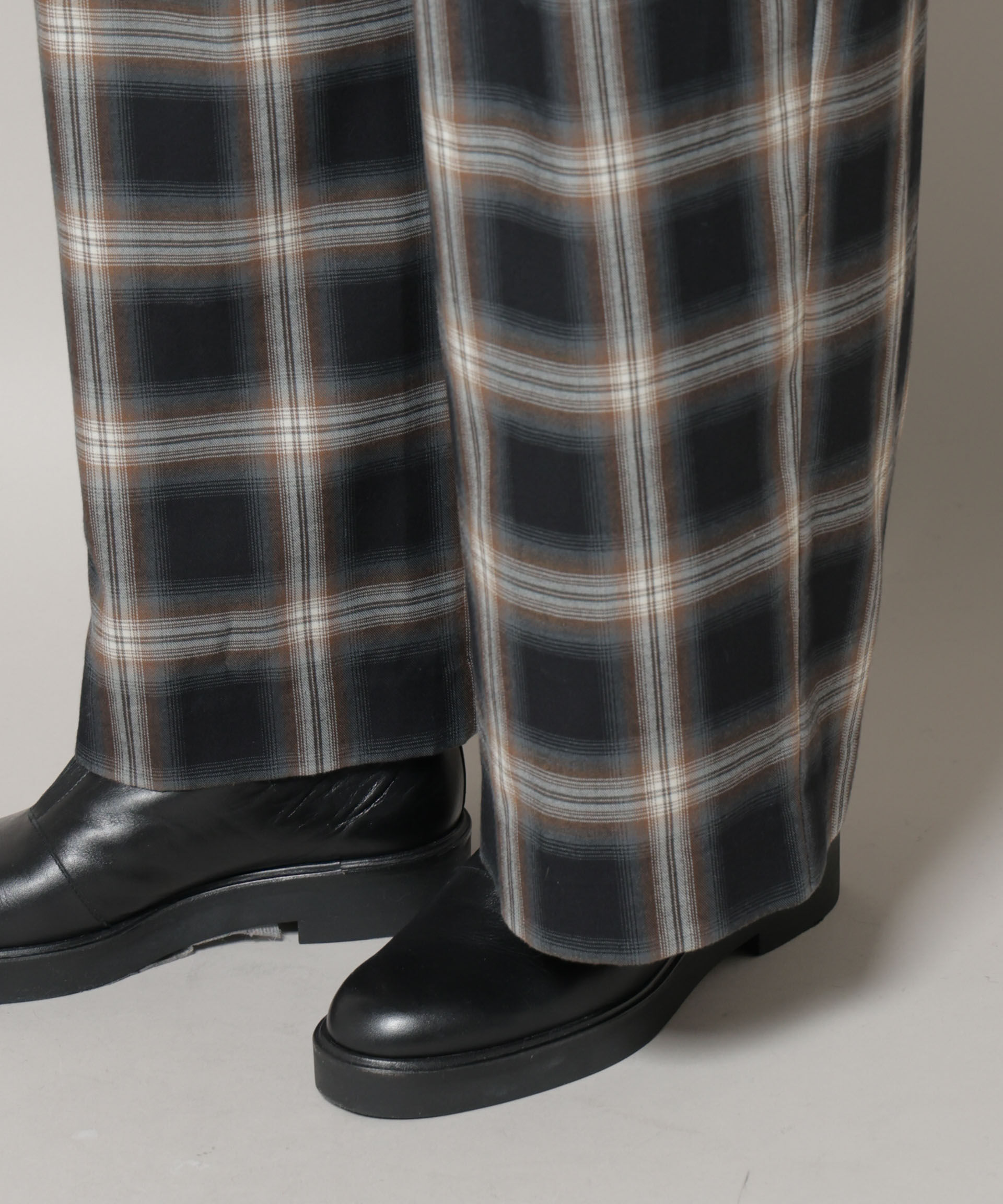 nano･universe「オンブレーチェックジャンプスーツ」|ワンピース|