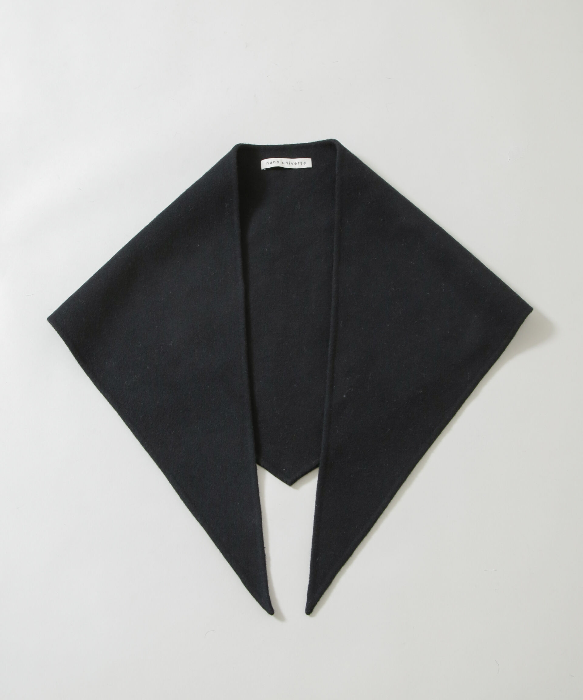 nano･universe「SUPER110blend リバー三角ストール」|マフラー|