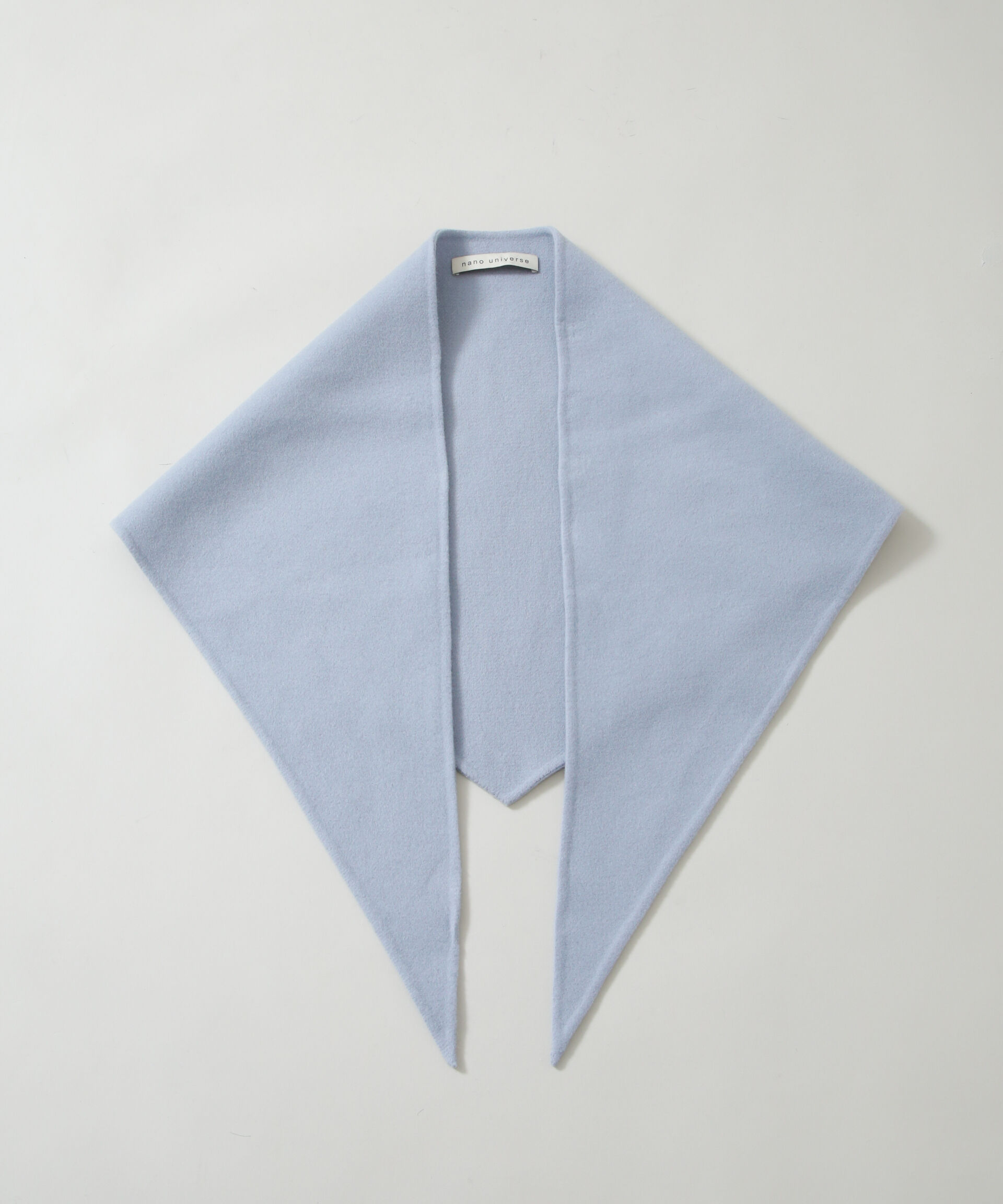 nano･universe「SUPER110blend リバー三角ストール」|マフラー|