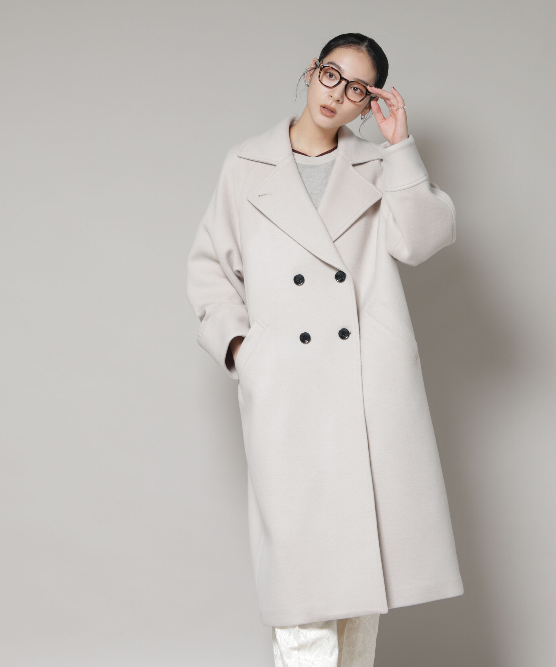 nano･universe「WooLoop コクーンダブルコート」|その他|